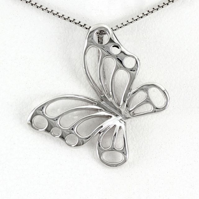 K18蝶々モチーフネックレス2484K2505