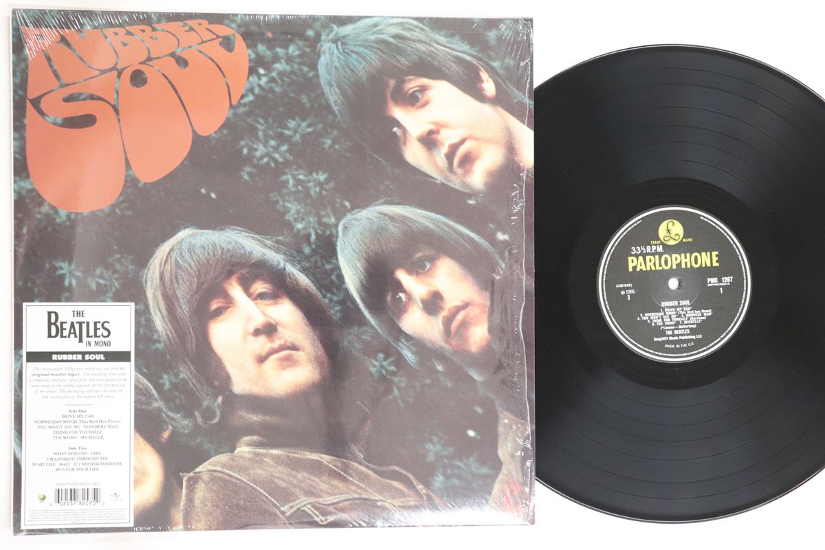 英LP Beatles Rubber Soul PMC1267 PARLOPHONE /00260 The Beatles Collection » Rubber Soul, Parlophone, PMC 1267.