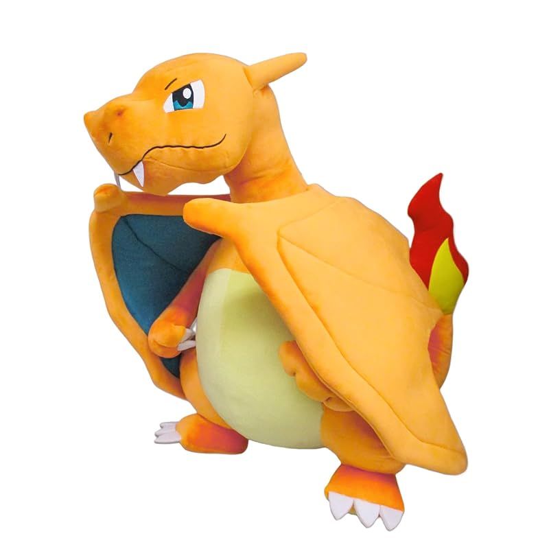 三英貿易 Sanei Boeki ポケットモンスター Big More! 特大ぬいぐるみ リザードン 2025年リニューアル 付属品なし W36×D50×H49cm ぬいぐるみ ポケモン BM03 0