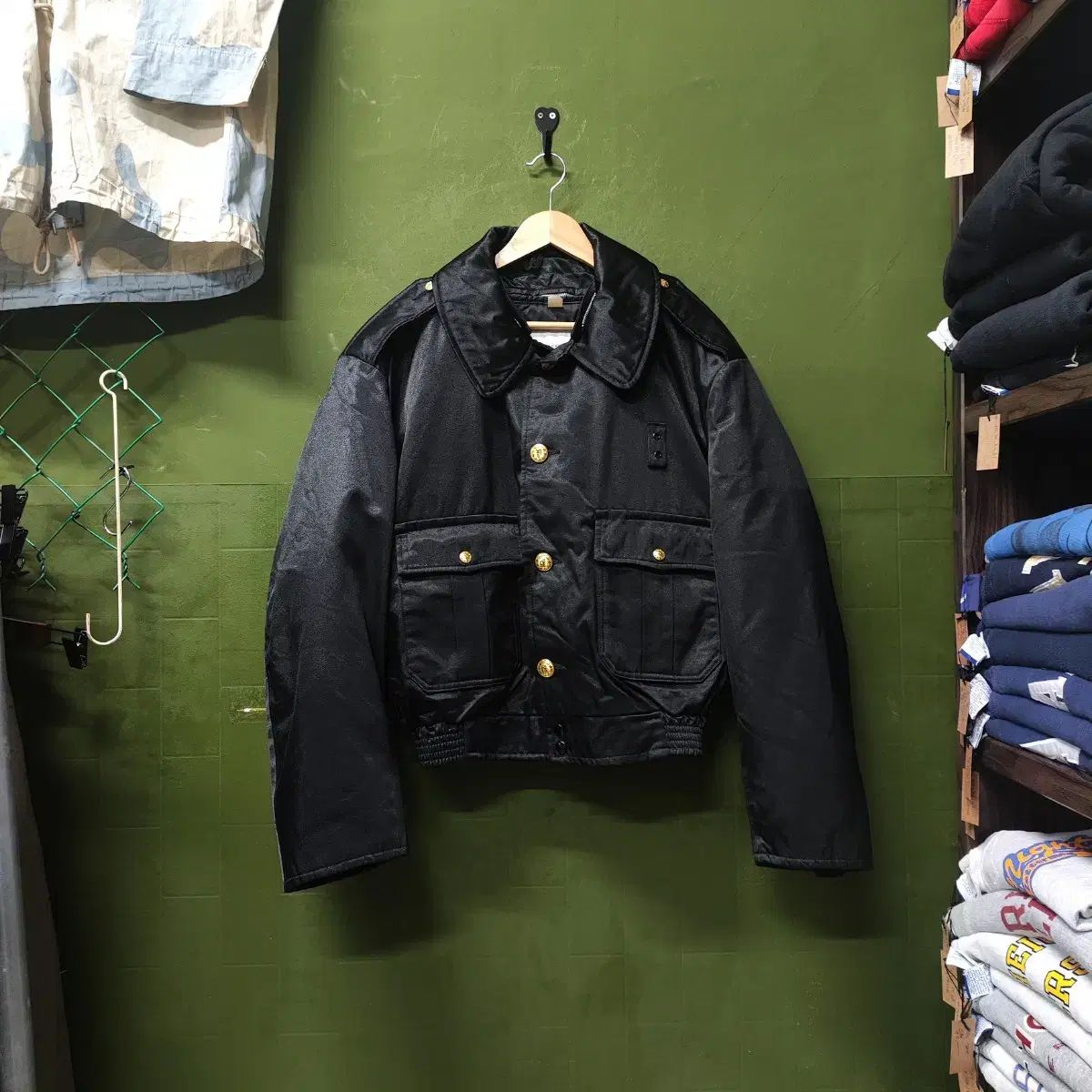 【雷市場（ポンジャン）商品韓国直送】 80s GODENFLEECE by SPIEWAK フライト ジャケット
