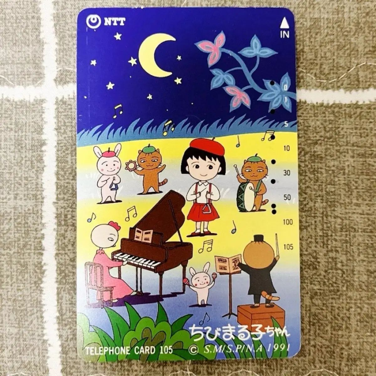 【激安大特価，本物保証】 レトロ # 168 ちびまる子ちゃん まるこは9歳 1992 年 日本 テレホンカード その他