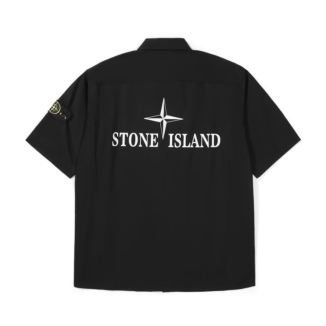 STONE ISLAND ストーンアイランド スクエアロゴ刺繍半袖シャツ