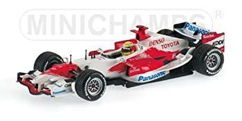 【中古】(非常に良い)Minichamps 1/43 パナソニックトヨタ 2007 ショーカー R.シューマッハ ライジングサン 完成品