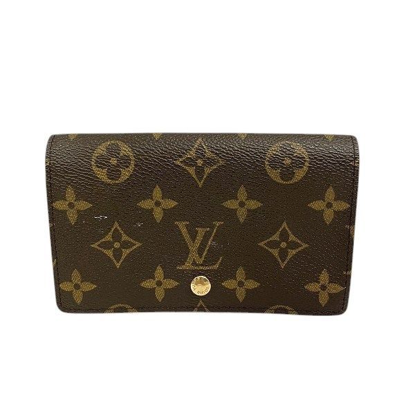 ルイヴィトン Louis Vuitton モノグラム ポルトモネビエ トレゾール M61730 2つ折り財布 ユニセックス