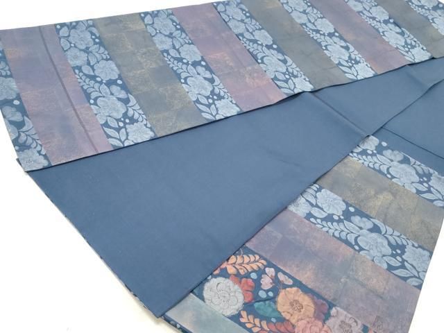 平和屋着物◎六通柄袋帯 辻が花 金糸 正絹 逸品 DAAV0901qa