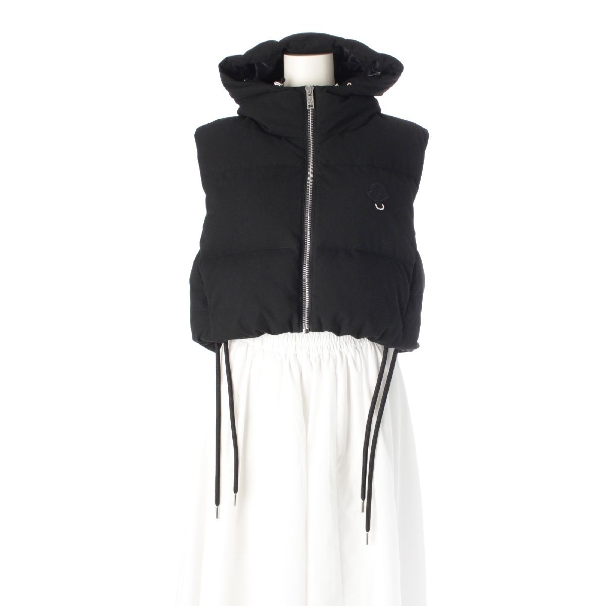 ☆美品！MONCLER TIB ロングセゾン ライトダウンベスト ブラック 2