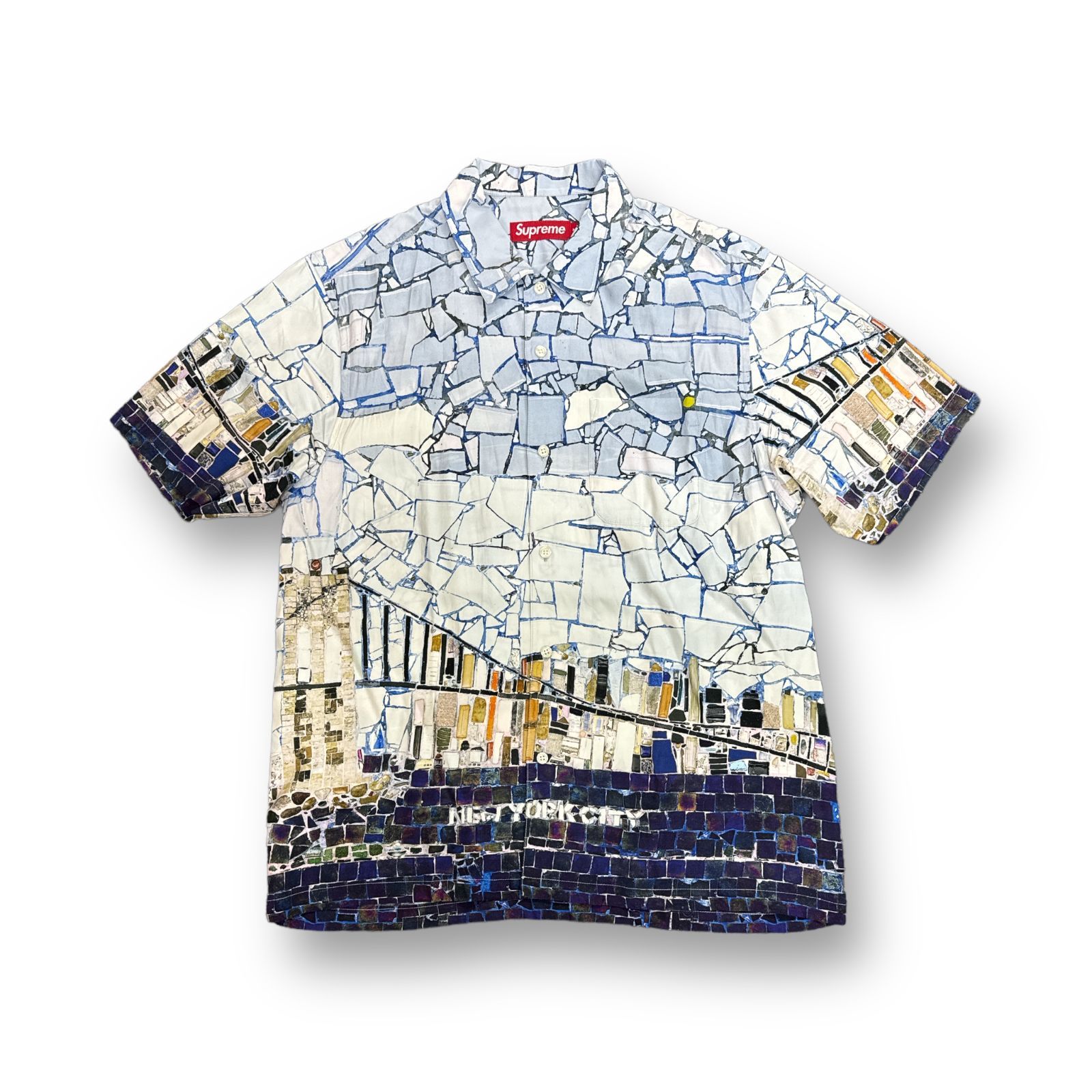 国内正規 未使用品 SUPREME 24SS Mosaic S/S Shirt Multicolor 