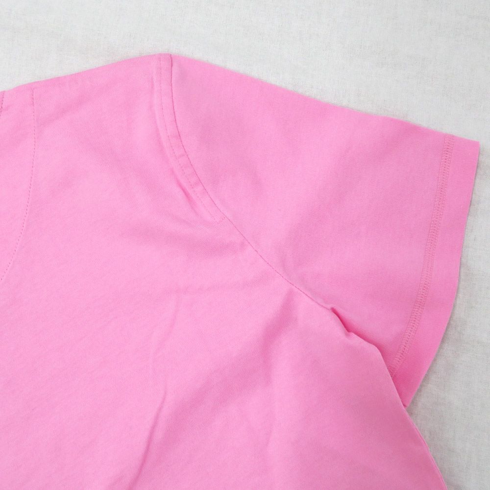 【名古屋】エルメス マイクロTシャツ カノエ ローズポップ ピンク 40 コットン 鎧の幻想 カルトゥッシュ コットン 女 名古屋】エルメス マイクロTシャツ カノエ ローズポップ ピンク