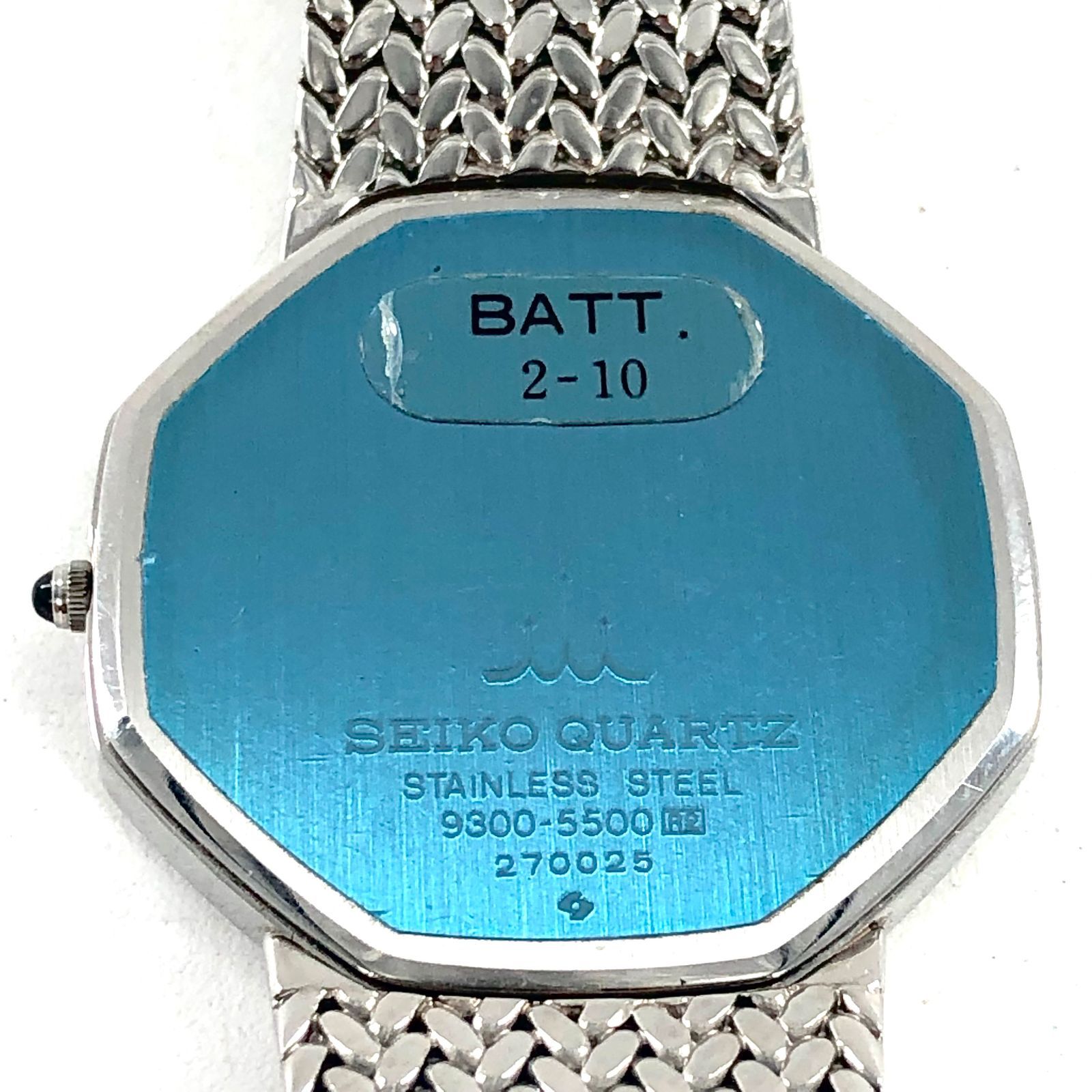SEIKO セイコー CREDOR クレドール 9300-5500 QZ/SS オクタゴン