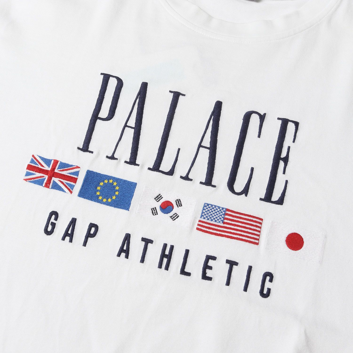 PALACE パレス Tシャツ ホワイト 白 サイズ:L | 24SS GAP 国旗