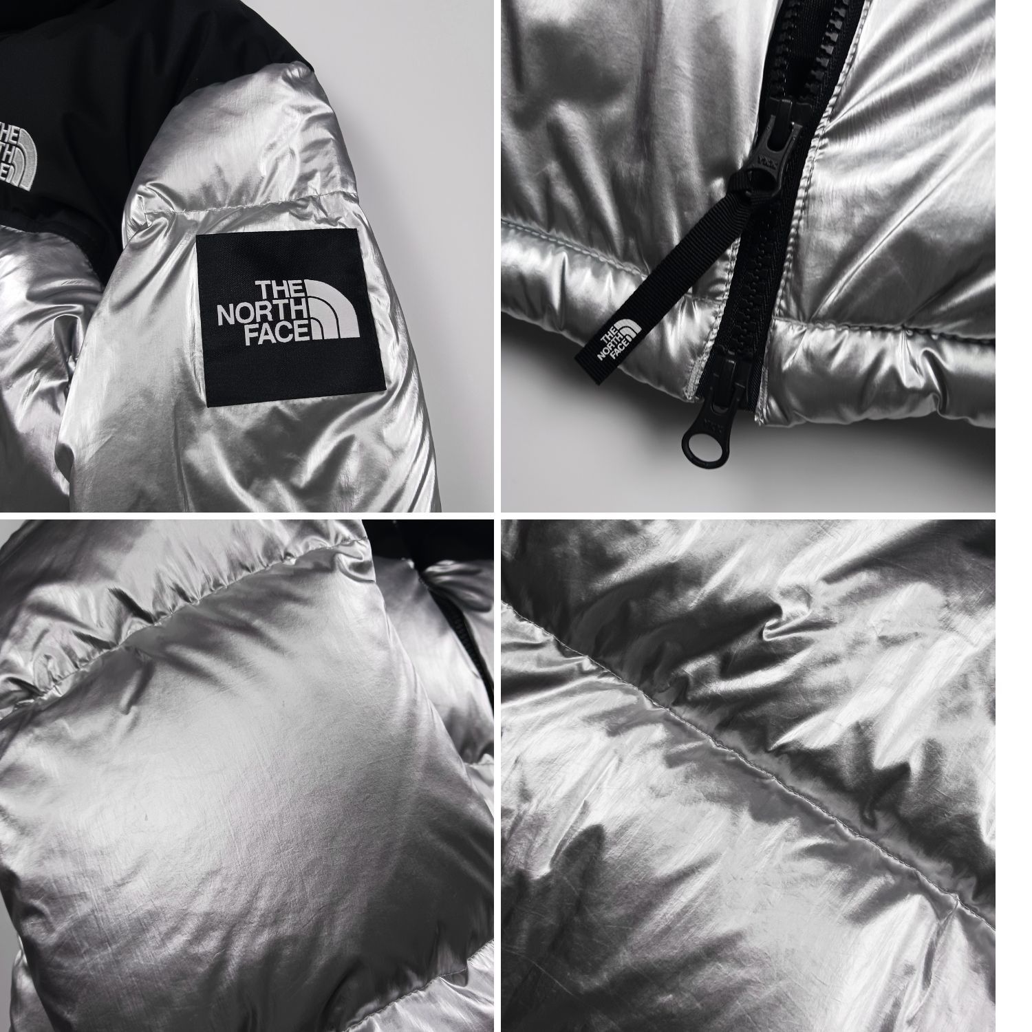 THE NORTH FACE ノースフェイス ダウンジャケット ブラック シルバー 
