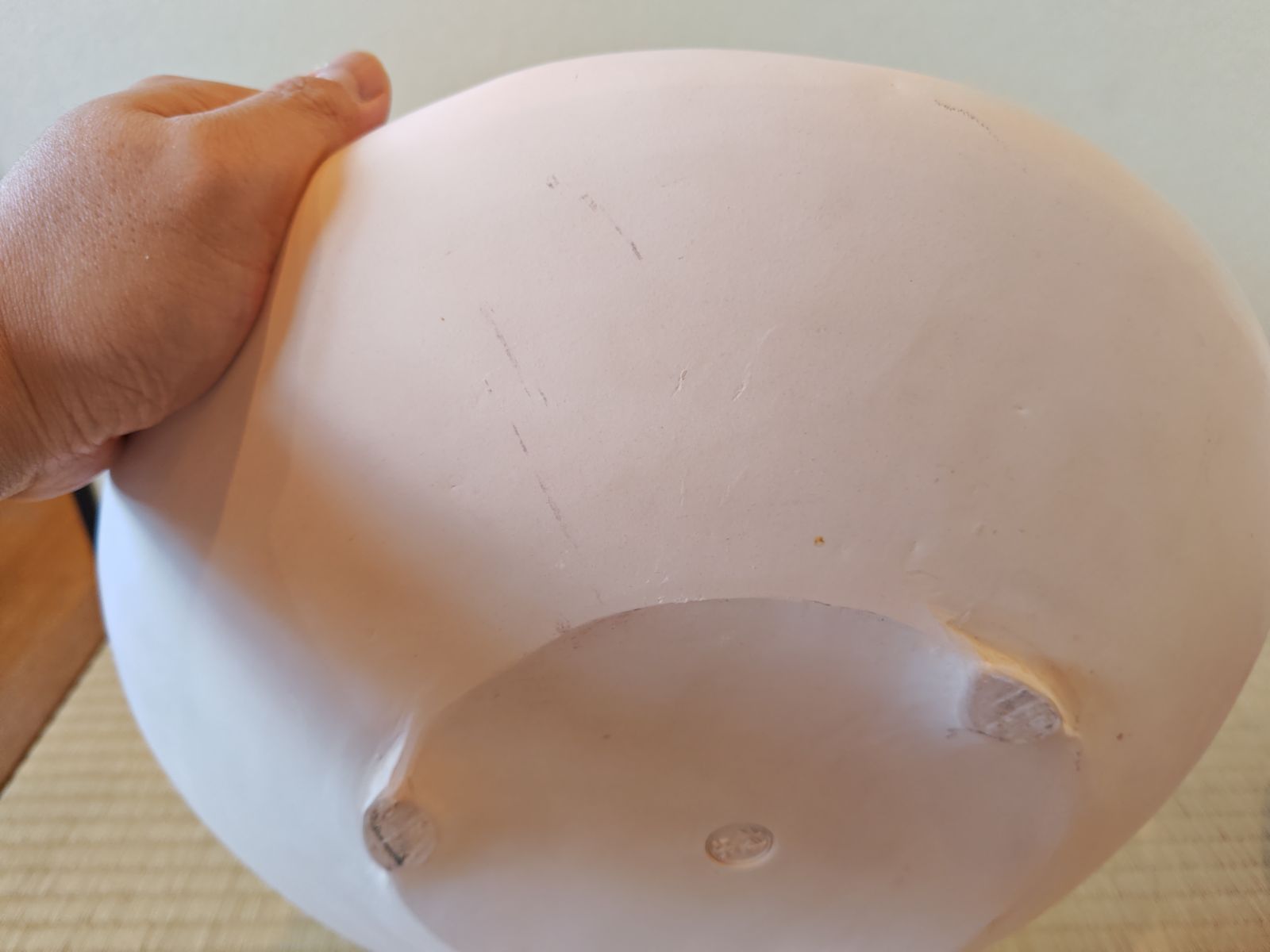 逢絢亭】茶道具 炭所望道具 半田ホーロク（赤・白）セット 底取