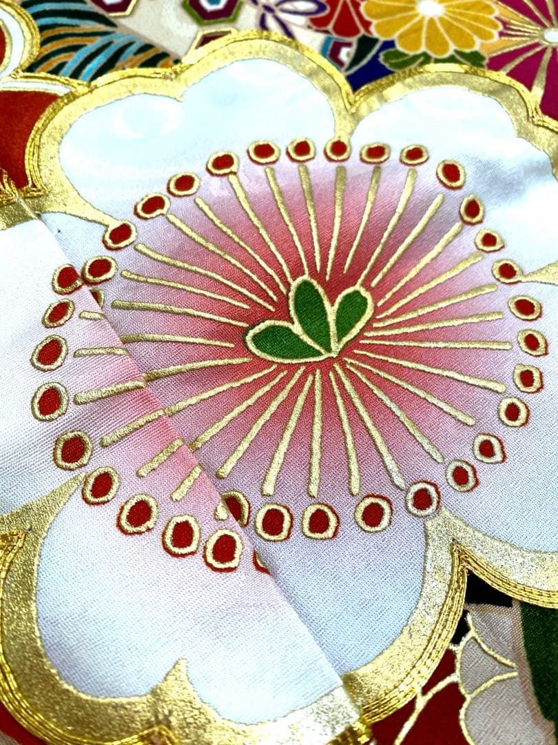 振袖 仮絵羽 舞台衣装 正絹 金彩 刺繍 紋意匠 牡丹 未仕立て品 八掛付き 振袖 仮絵羽 舞台衣装 金彩 紋意匠 正絹 未仕立て品 八掛付き - メルカリ