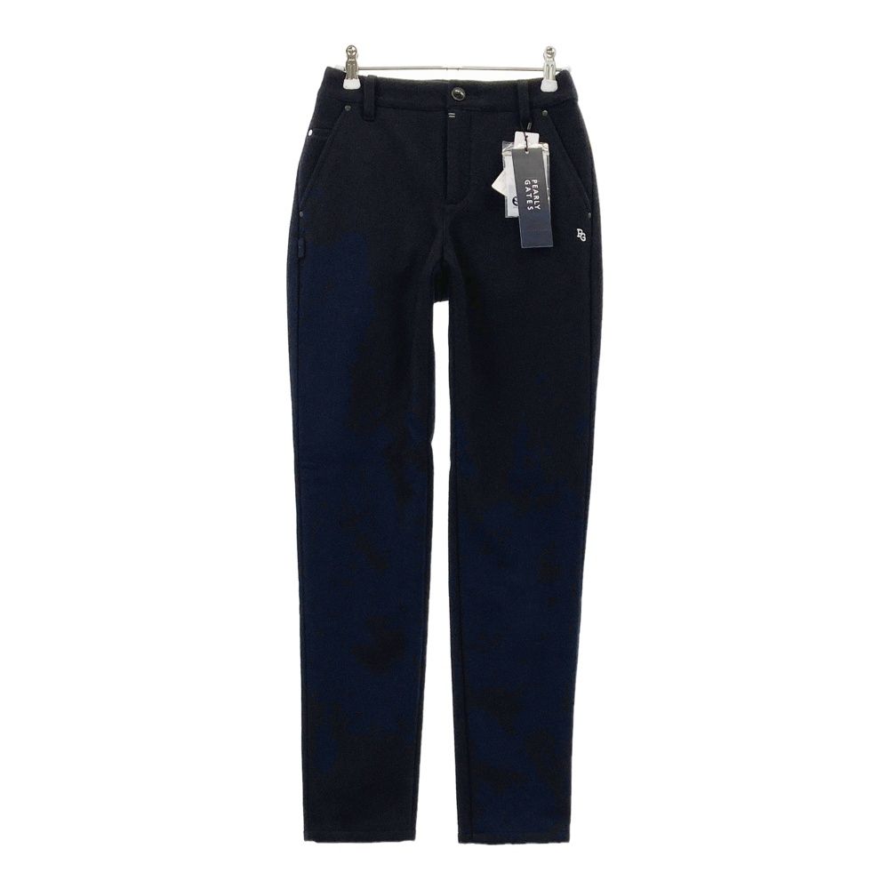 サイズ 00 PEARLY GATES パーリーゲイツ モデル ウールパンツ ブラック系 240101532630 ゴルフウェア レディース ストスト