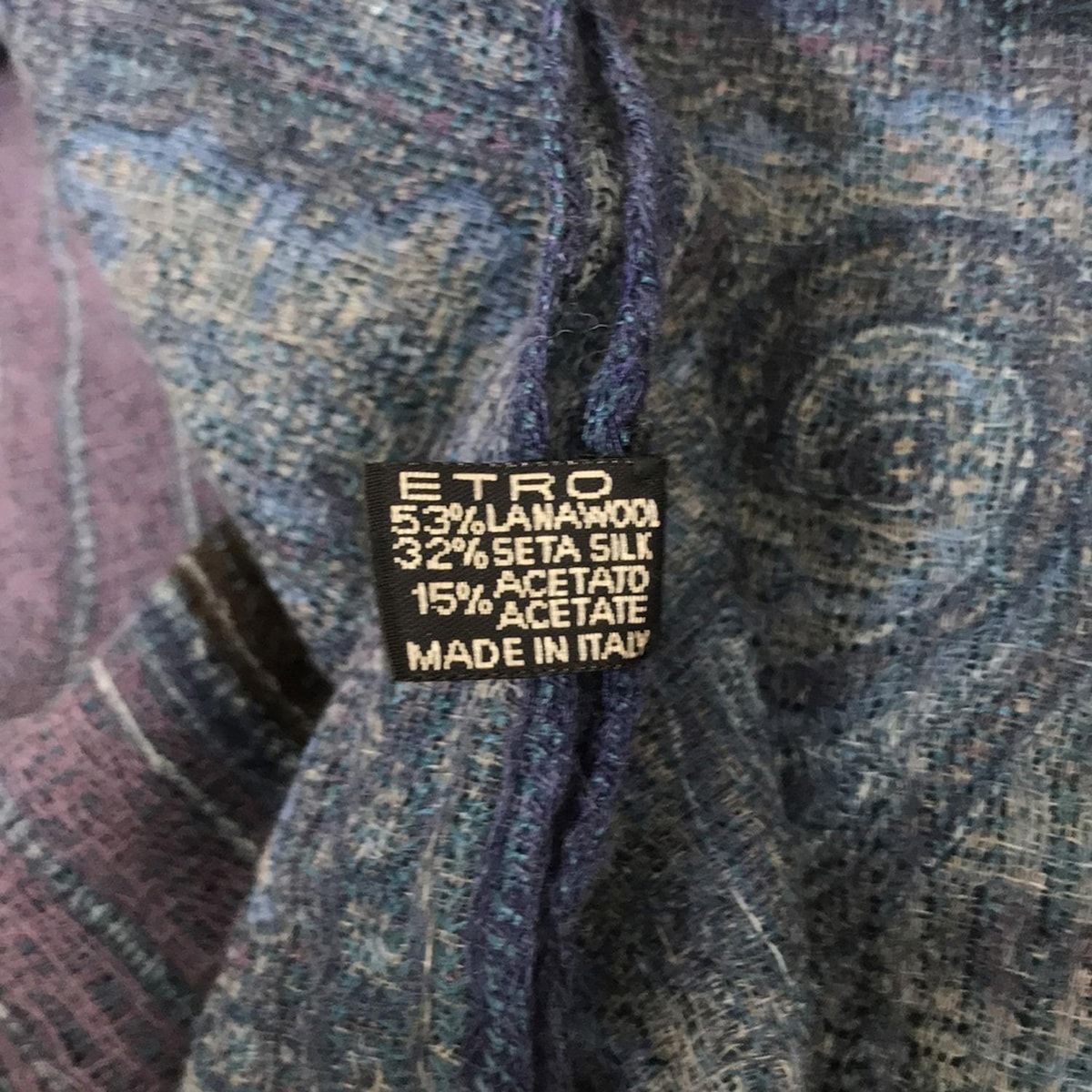 ETRO エトロ シルク ウール ペイズリー 花柄 ストール ショール イタリア 三越伊勢丹 | ETRO/エトロ_Women通販 | プリント シルク