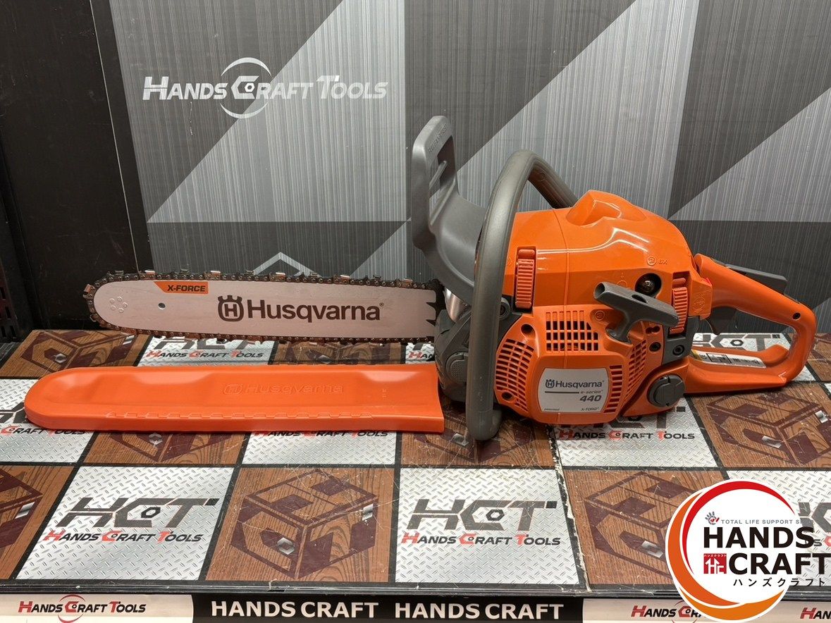 〇ハスクバーナ Husqvarna 440eⅡ チェーンソー 実使用無し 本体のみ ハンズクラフト佐賀