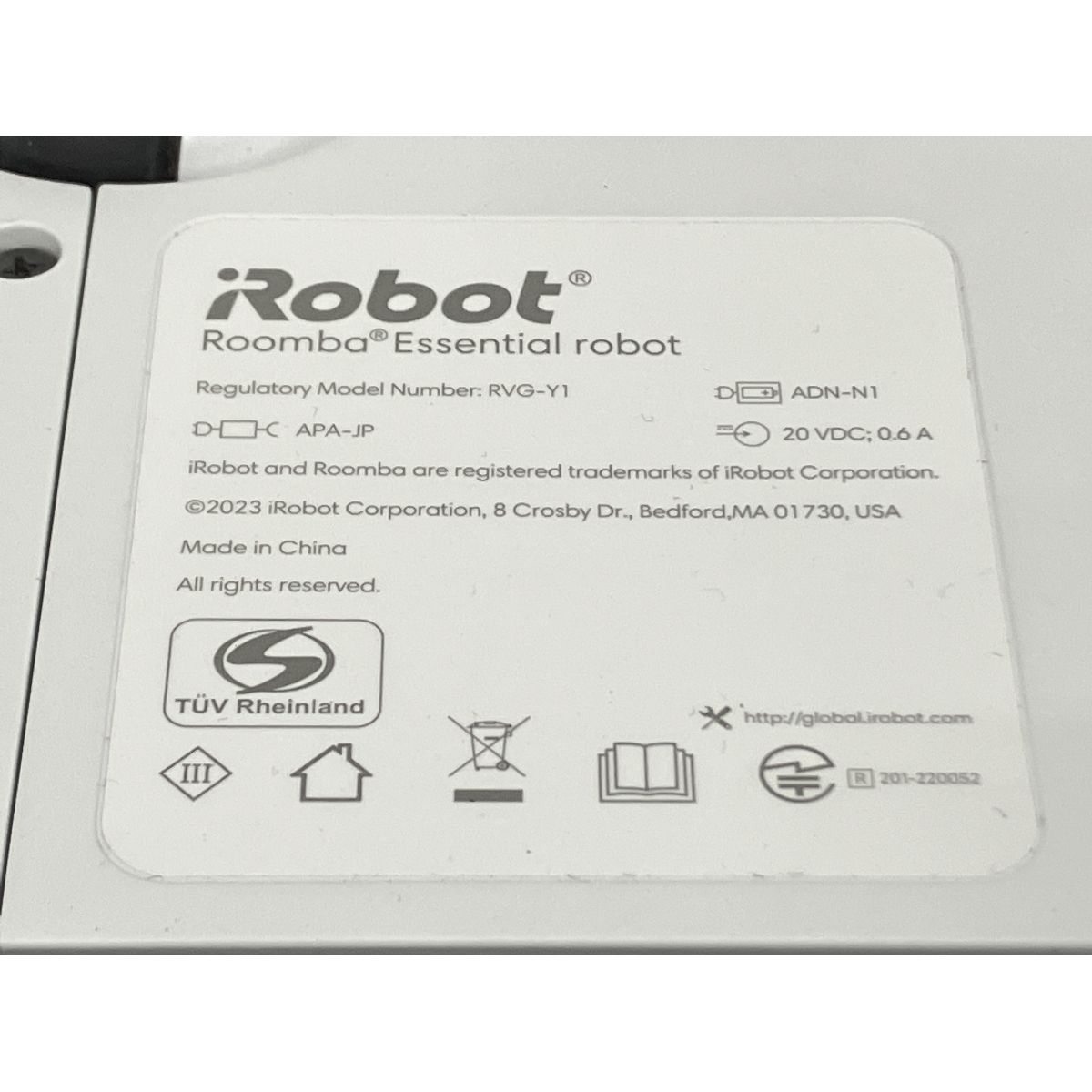 RVG-Y1 Roomba