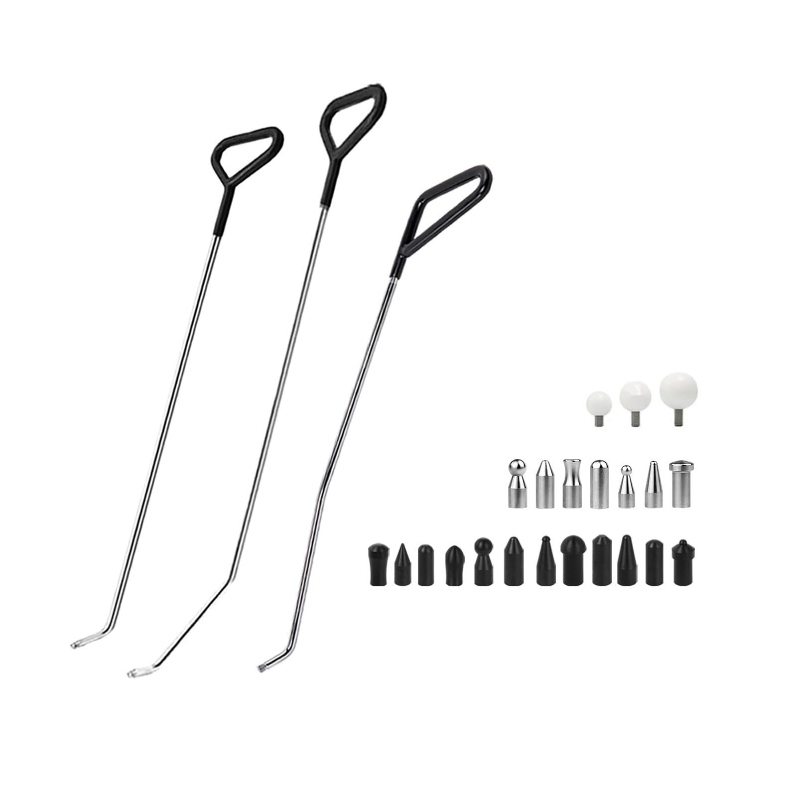 WHDZ 車 デントリペアツール 押し出し 修理キット 作業 板金道具 デントツール 凹み直す 補修ツール 車凹み修理工具 デントツールセット