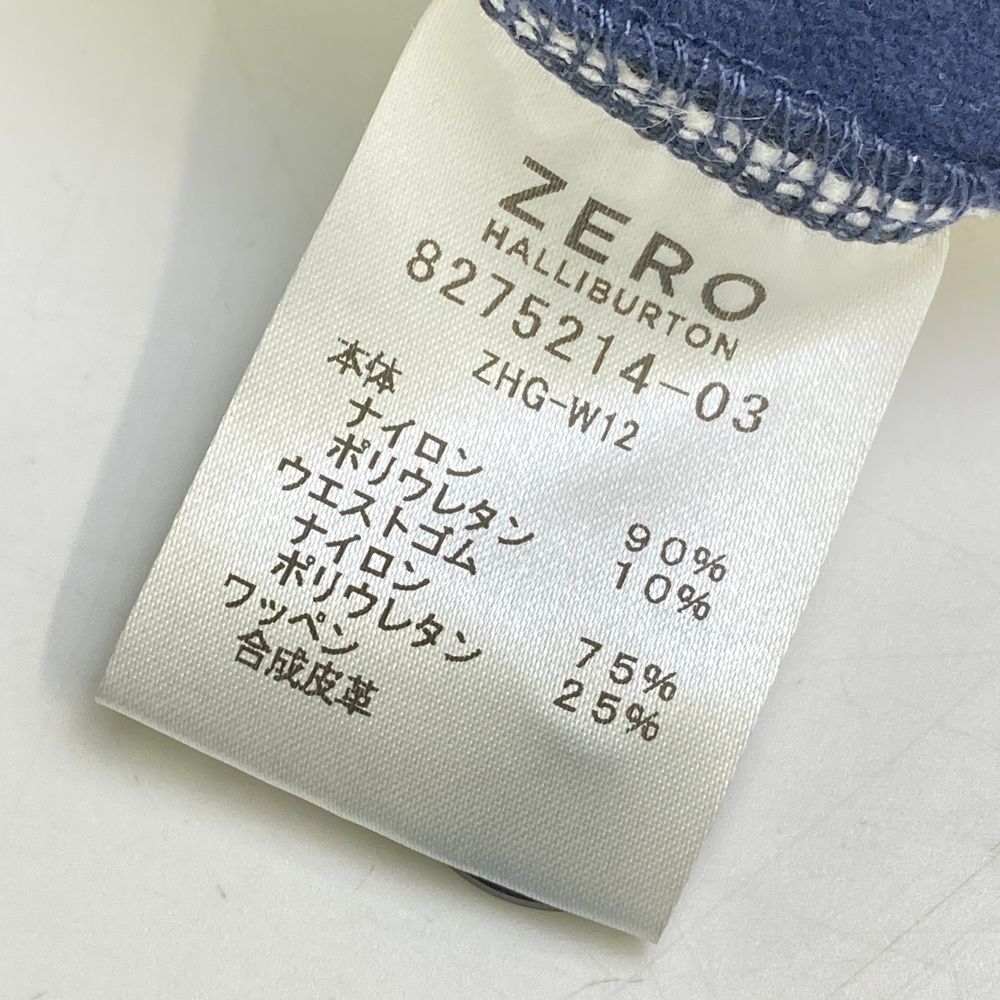 サイズ：L ZERO HALLIBURTON ゼロハリバートン  ストレッチパンツ  ネイビー系 [240101503738] ゴルフウェア レディース ストスト サイズ：L ZERO HALLIBURTON ゼロハリバートン ストレッチパンツ