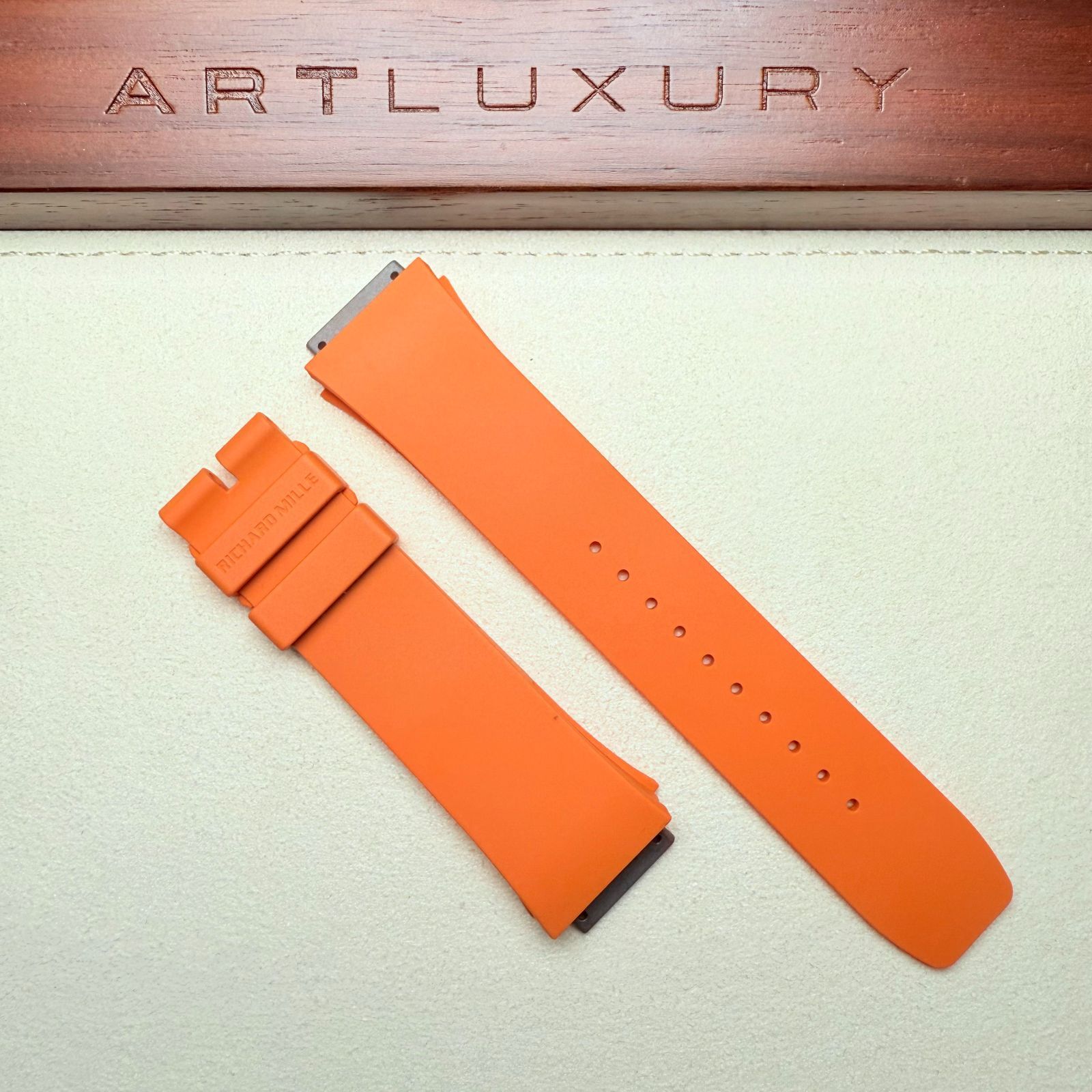リシャールミル ラバーストラップ ベルト RM10 STRAP ORANGE M