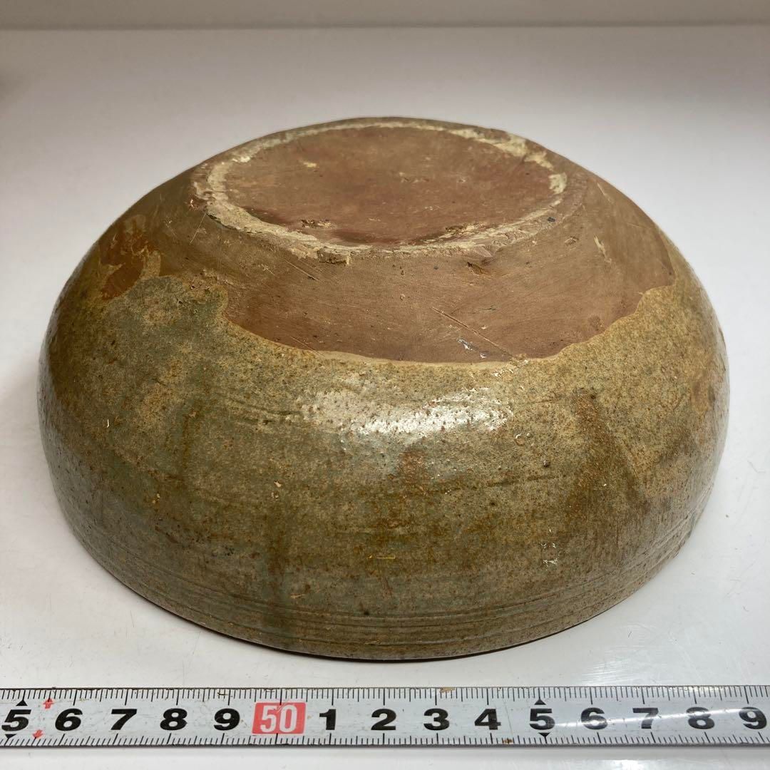 高麗時代 高麗青磁鉢 木箱付 横幅18.2㎝ 東Y5-1129⑤タコチ