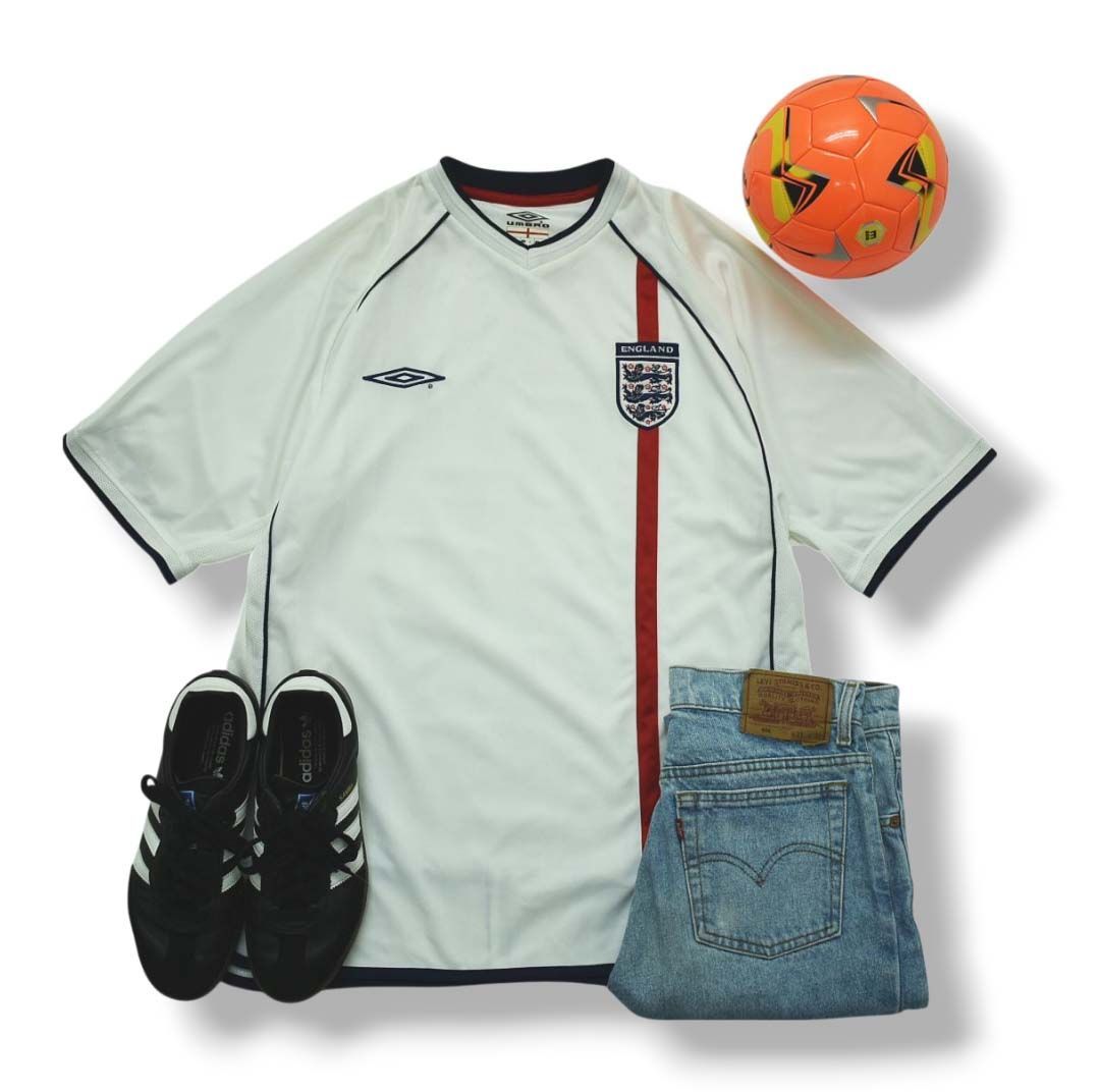 素敵でユニークな アンブロ ユニフォーム 1st HOME 2002 イングランド代表 UMBRO ウェア