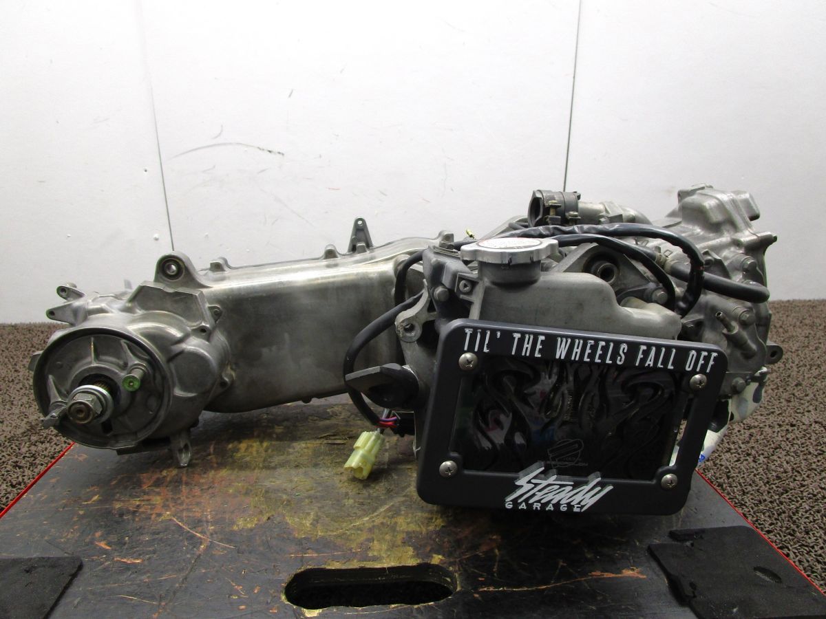 ズーマー エンジン A1507 STEADY GARAGE製 ラジエターカバー AF58 始動 済み OH素材に ホンダ AF55E キャブ車 動画有 12V
