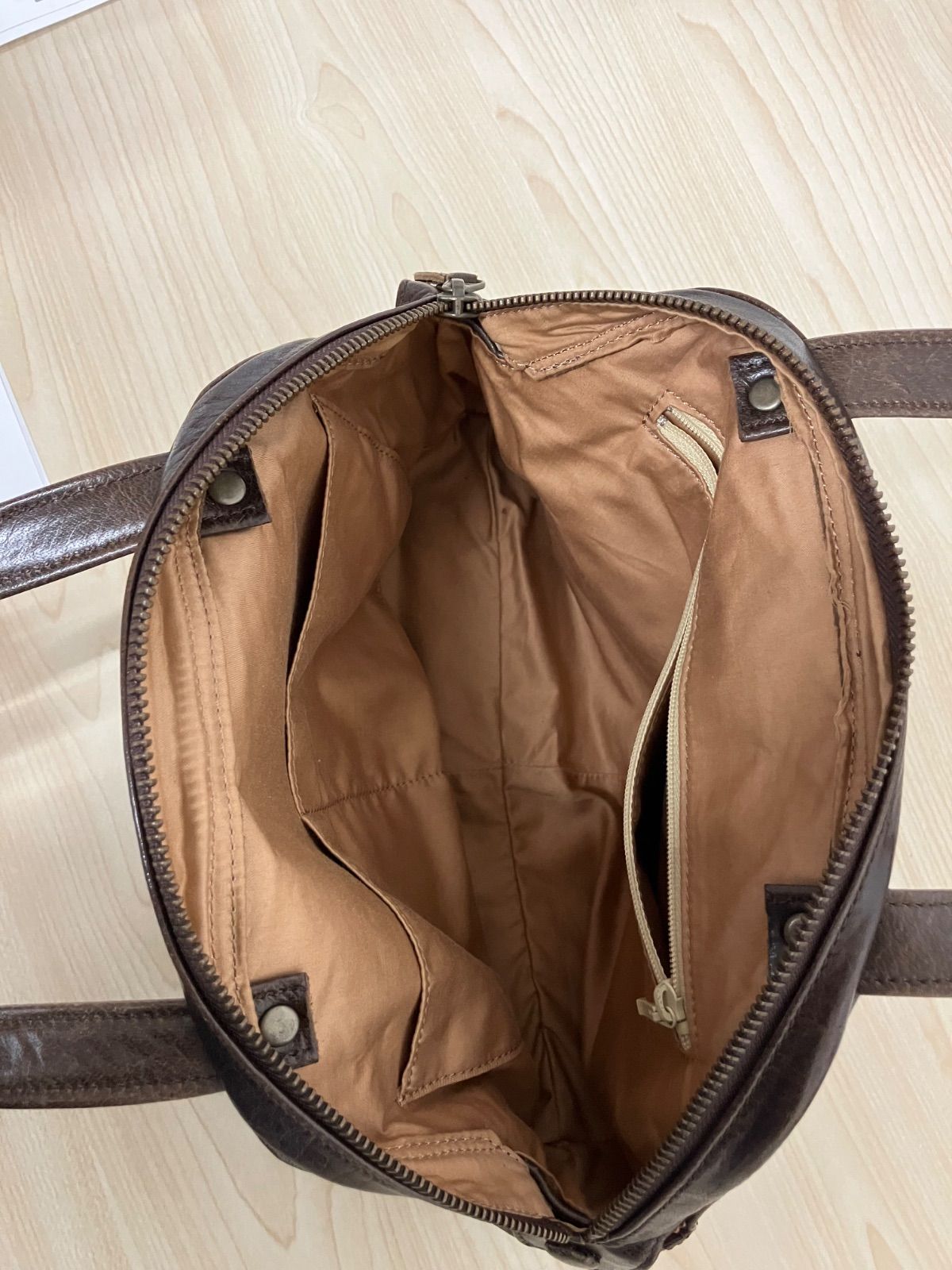 nasukonsha レザーリュック スマホポシェット - nasukonsha nasukonsha レザーリュック