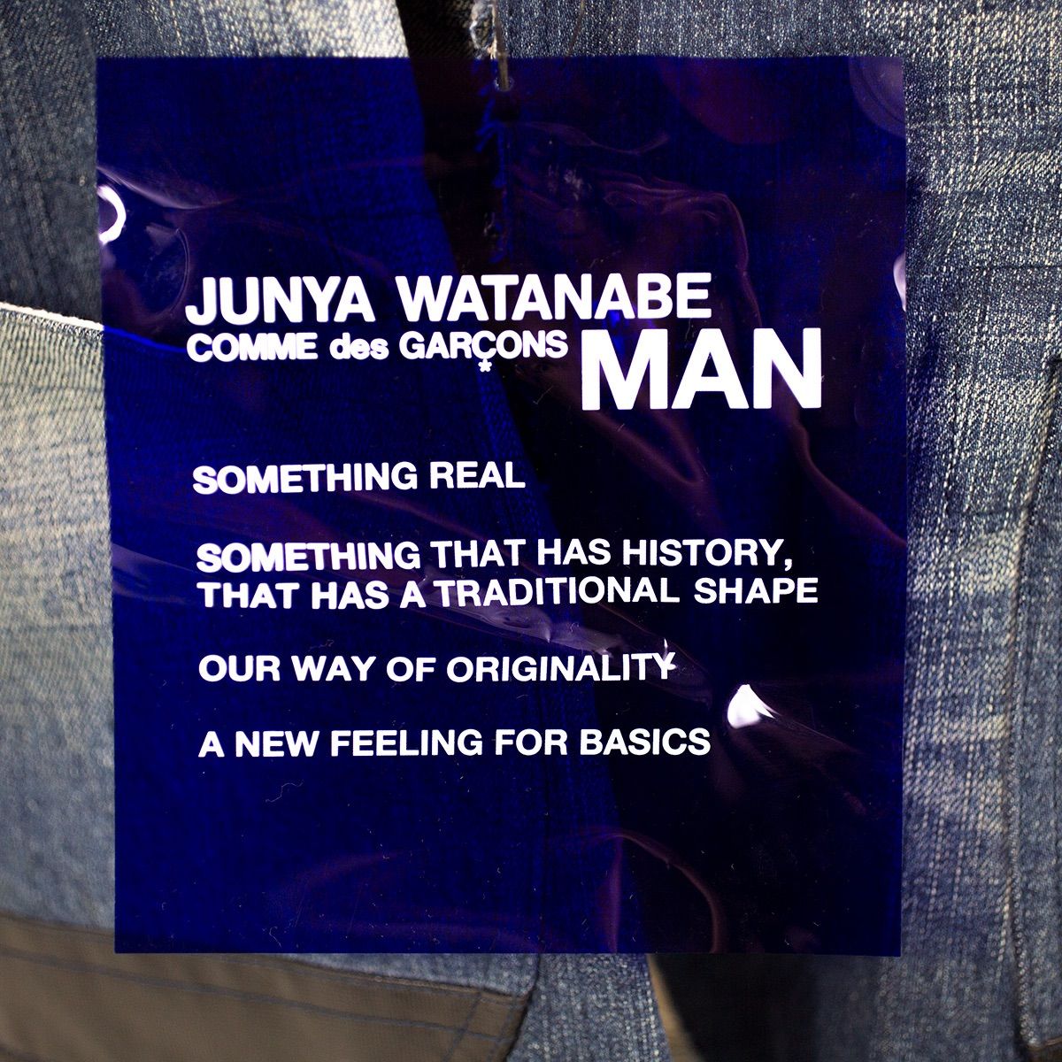 COMME des GARCONS JUNYA WATANABE MAN 】コムデギャルソン・ジュンヤワタナベ・マン デニム テーラードジャケット  WI-J003 Sサイズ メンズ ジャケット パッチワーク インディゴ タグ付き - メルカリ