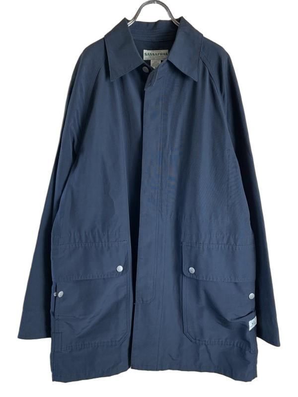 SASSAFRAS ササフラス フォールリーフコート 綿ジャケット ネイビー M 44846230