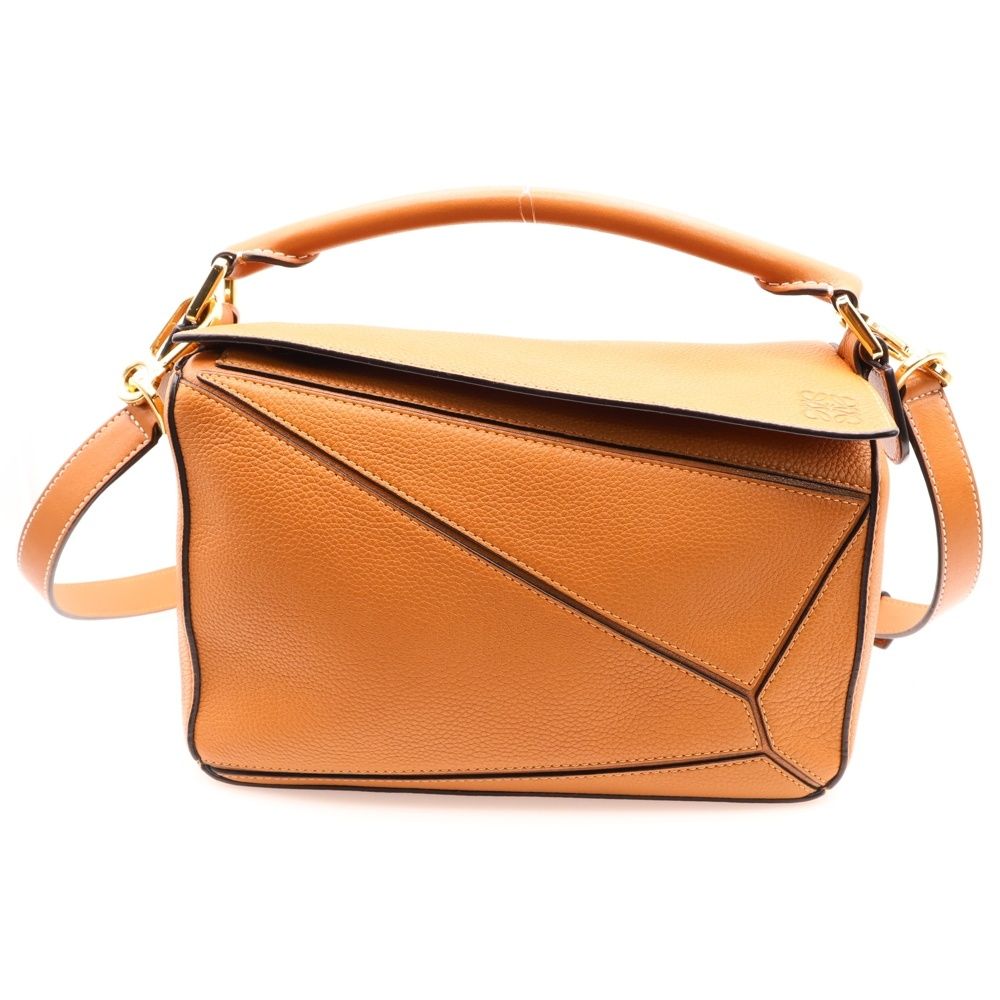 LOEWE (ロエベ) パズルバッグ スモール ブラウン レザー 2way