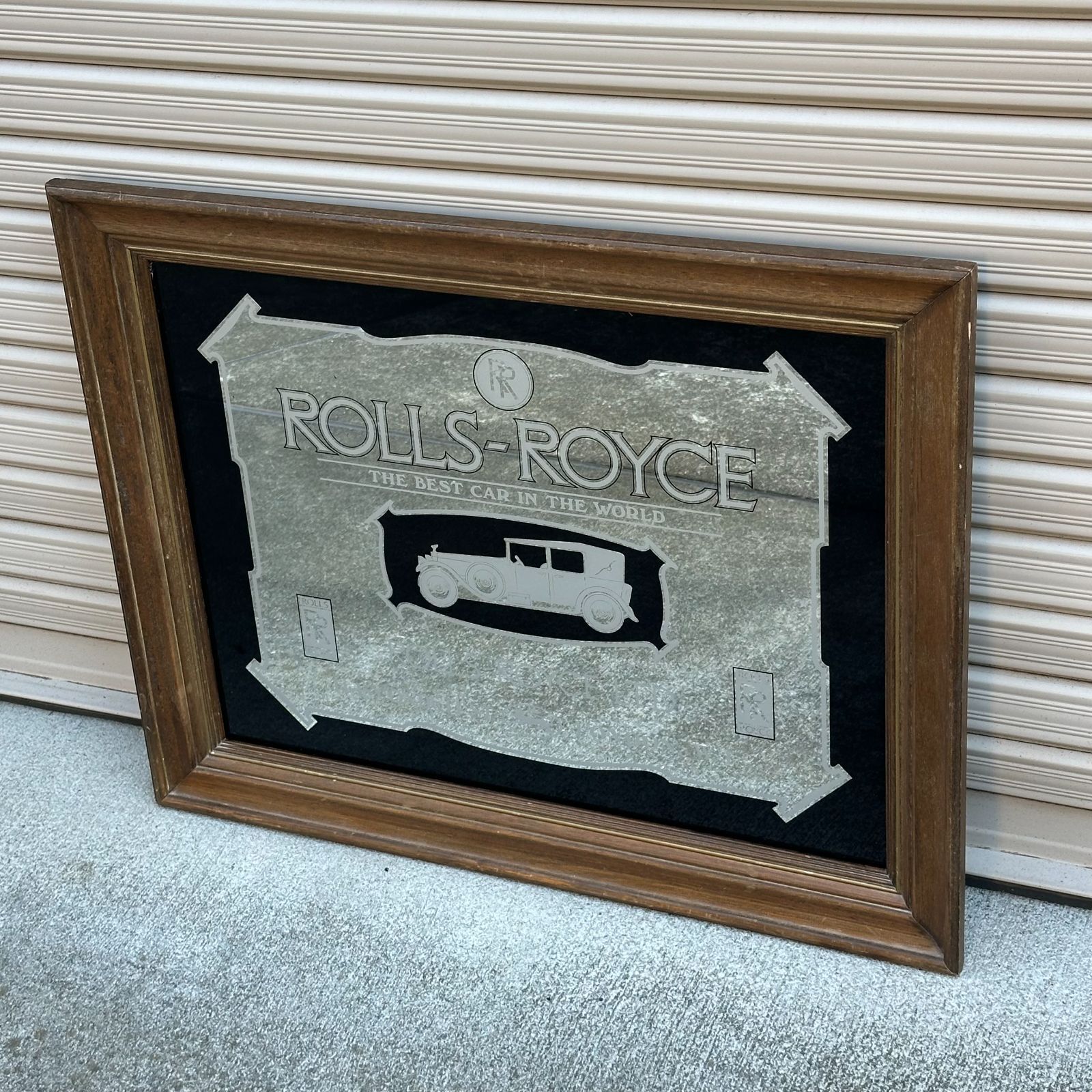 パブミラー ロールスロイス ROLLS ROYCE 鏡 アンティーク ROLLS ROYCE ロールスロイスパブミラー パブミラー ロールスロイス