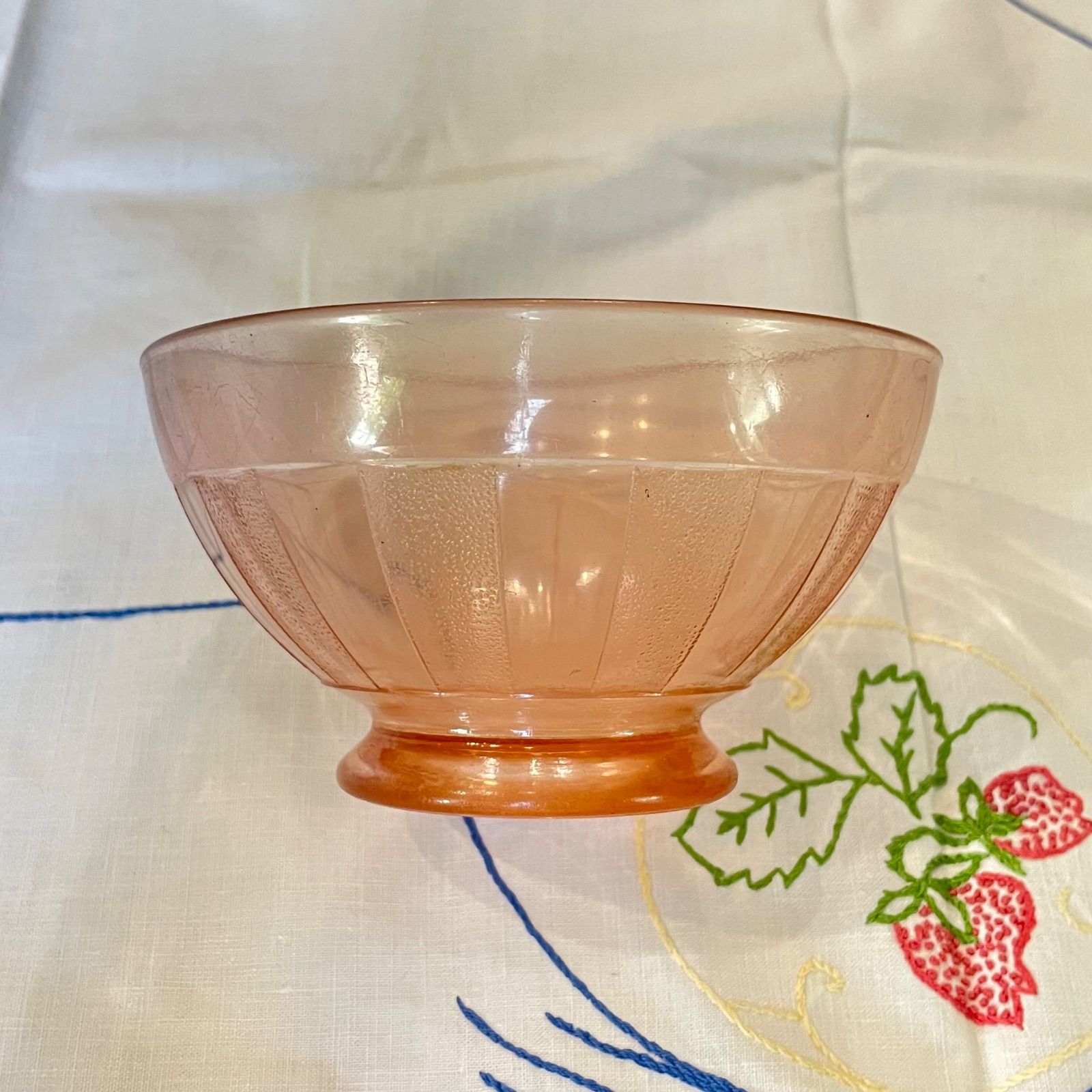 フランス アンティーク カフェオレボウル ピンクのお花柄 3個セット フランス アンティーク カフェオレボウル ピンクのお花柄 3個セット