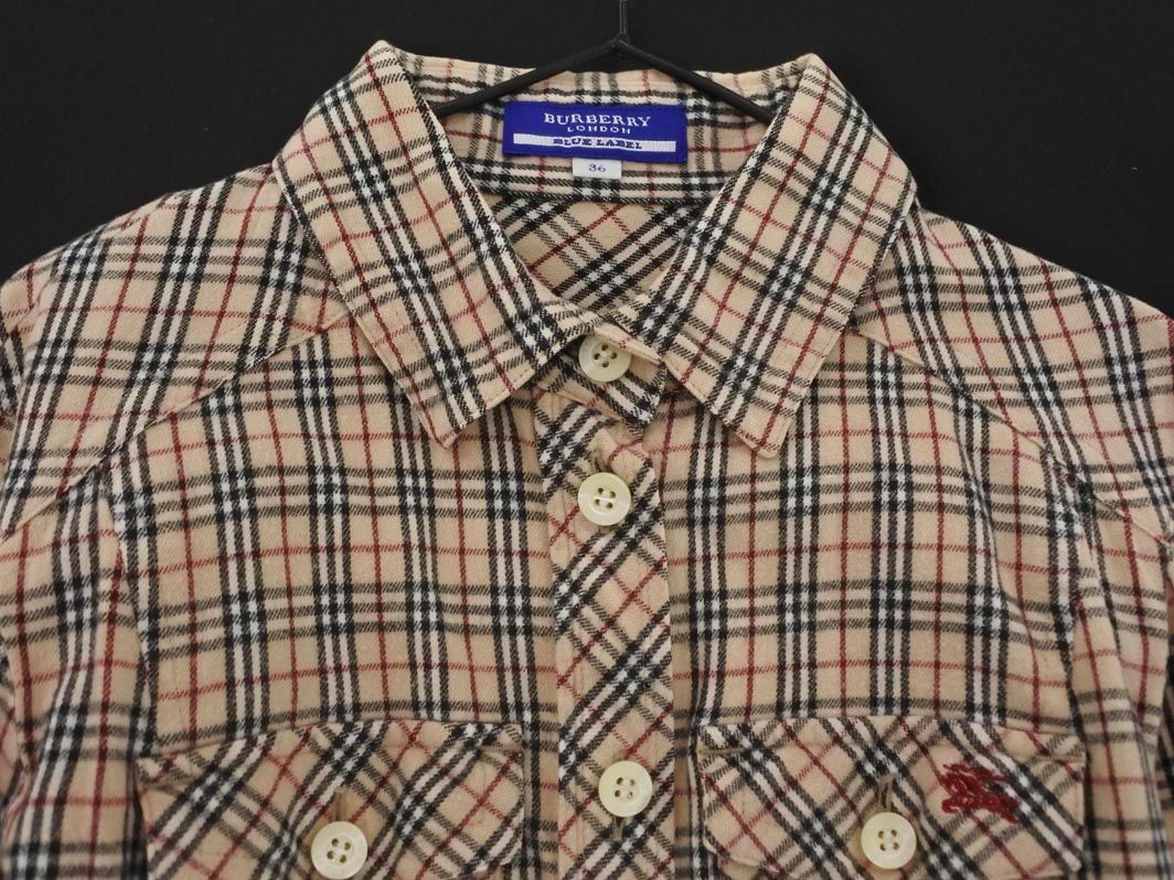 BURBERRY バーバリー ブルーレーベル ノバチェック チュニック