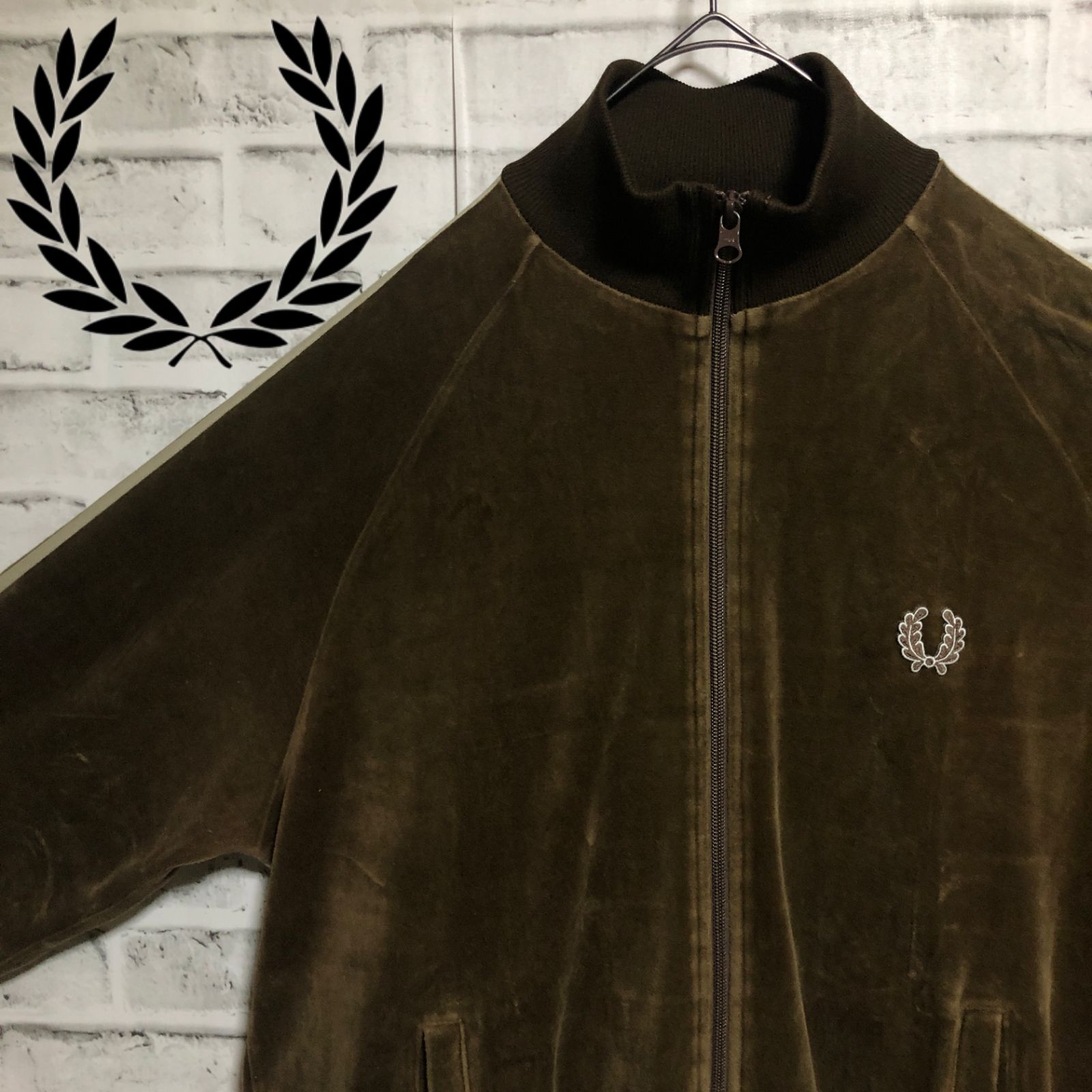 Fred Perry⭐️希少ユニオンジャック ブラウントラックジャケット 