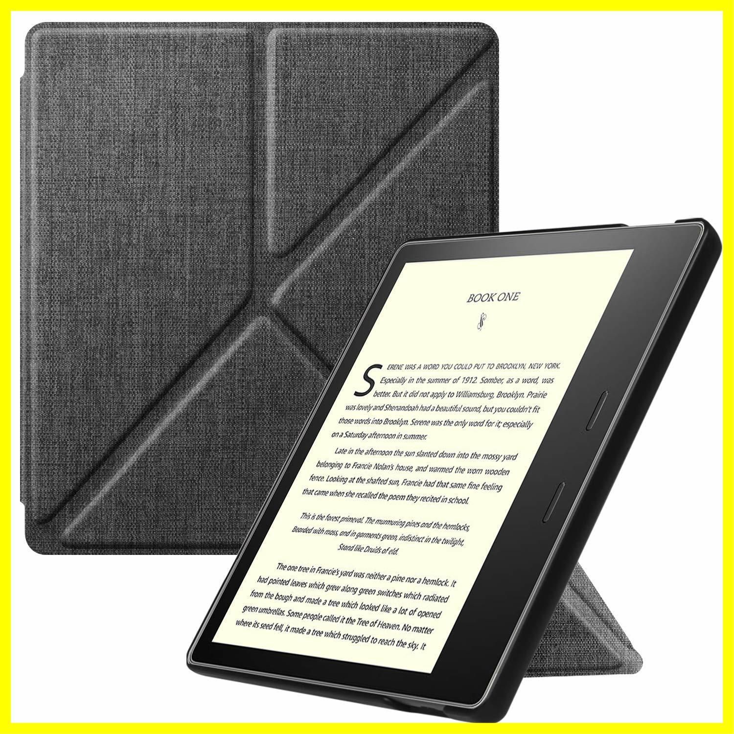 Kindle oasis 10世代 カバー ブラック - 電子書籍リーダーアクセサリー