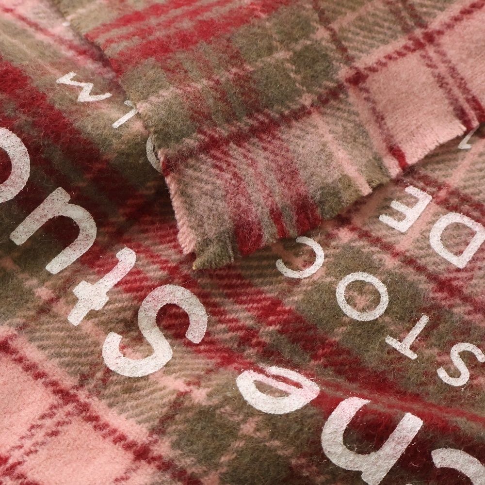 Acne Studios (アクネ ストゥディオズ) チェック柄 ロゴプリント