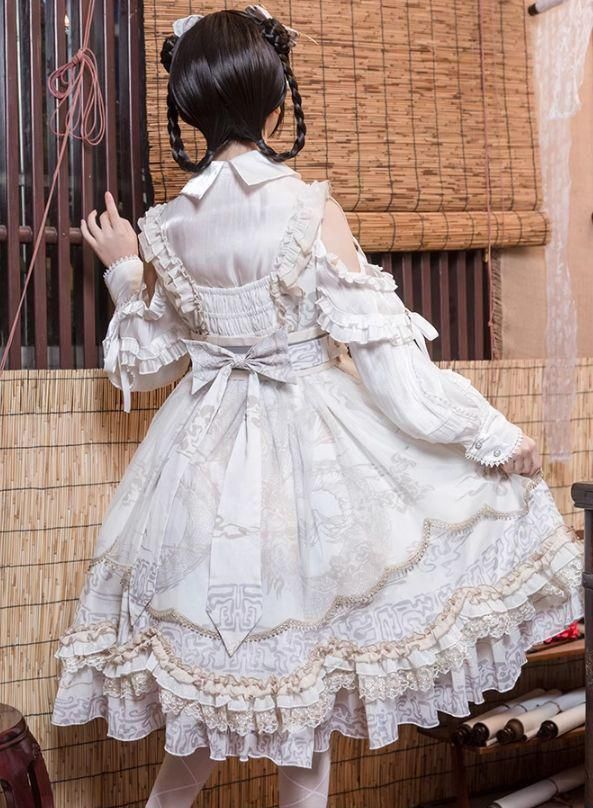 豪華姫系 lolita 可愛 レトロ風 オリジナル jsk ロリータ ワンピース LT-161 豪華姫系 lolita 可愛 レトロ風 オリジナル jsk ロリータ