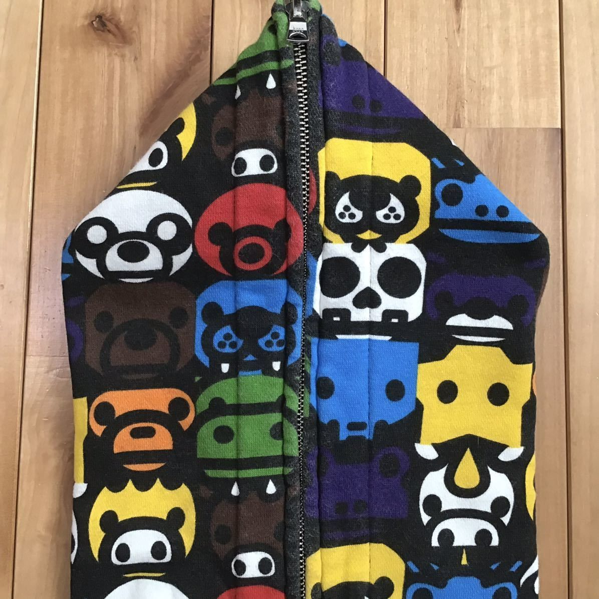 マイロ アニマル フルジップ パーカー Sサイズ a bathing ape