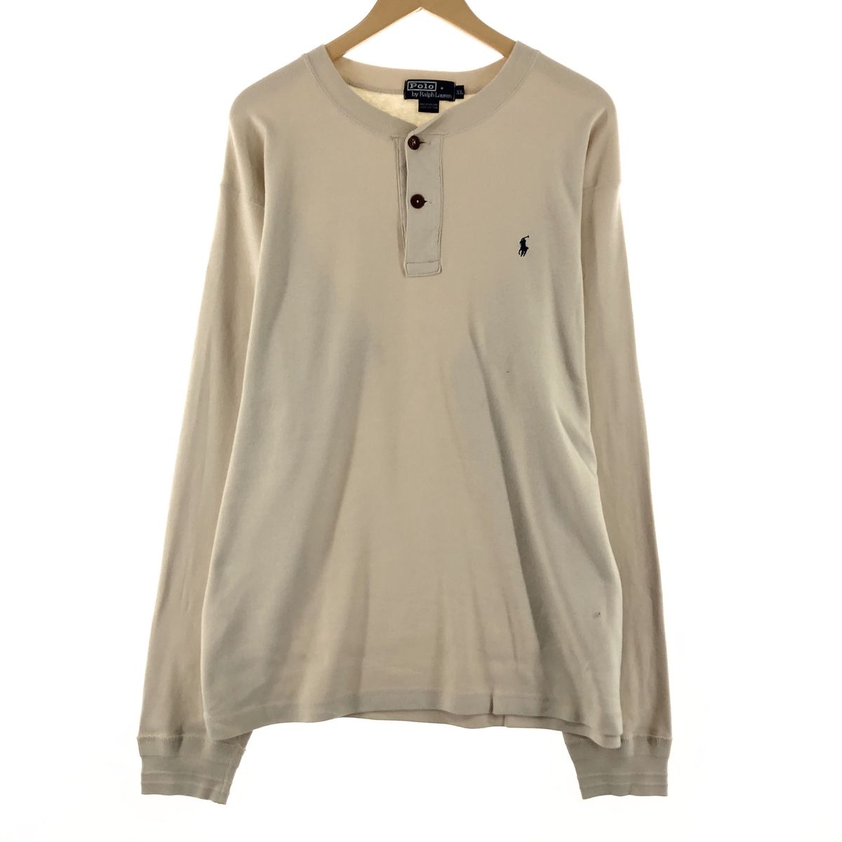 古着 ラルフローレン Ralph Lauren POLO by Ralph Lauren ハーフボタン コットンニットセーター メンズXXL/eaa344378