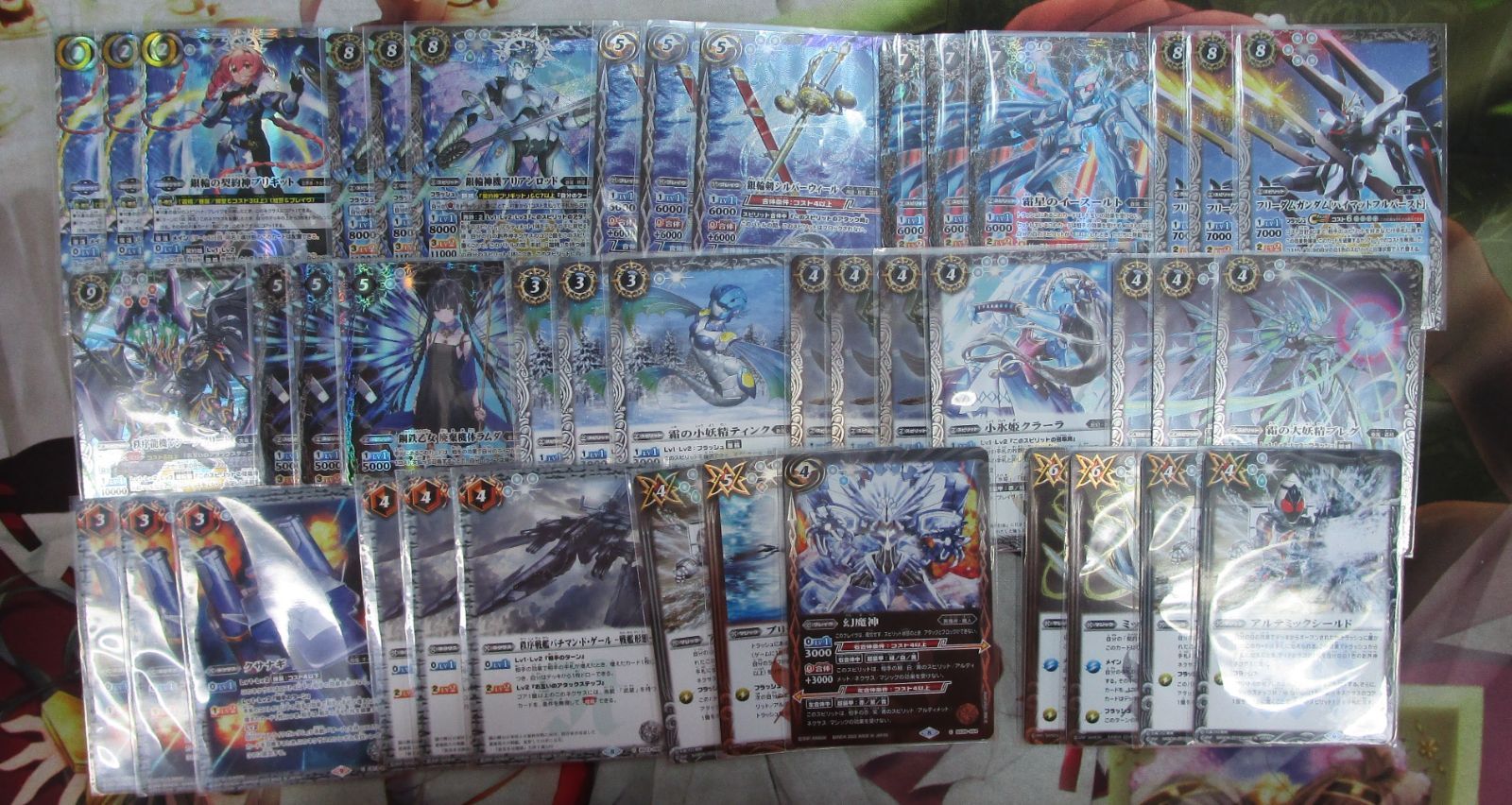 バトルスピリッツ 全天の覇神 銀輪の契約神ブリギット 霜精デッキ バトル