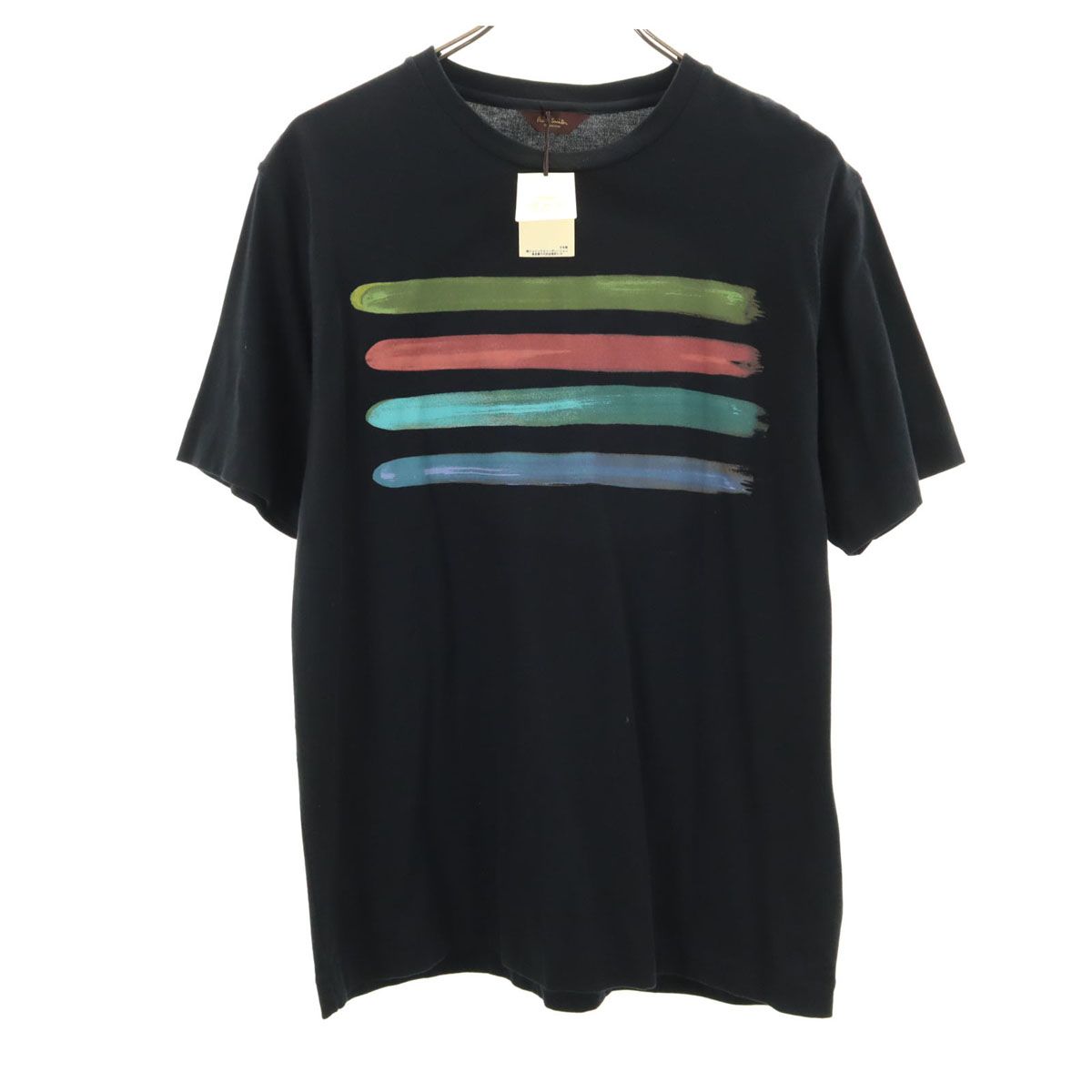 未使用 Paul Smith ポールスミス 日本製 半袖 プリント Tシャツ L 