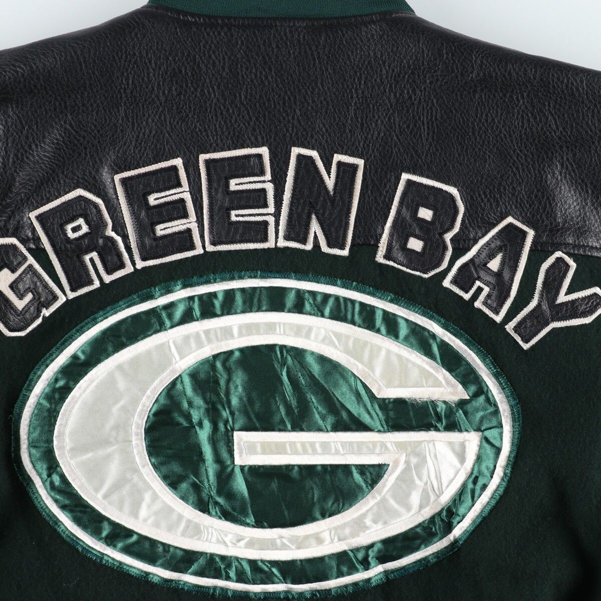 古着 NFL GREEN BAY PACKERS グリーンベイパッカーズ ウールスタジャン アワードジャケット バーシティジャケット メンズS/ evb004123 - メルカリ