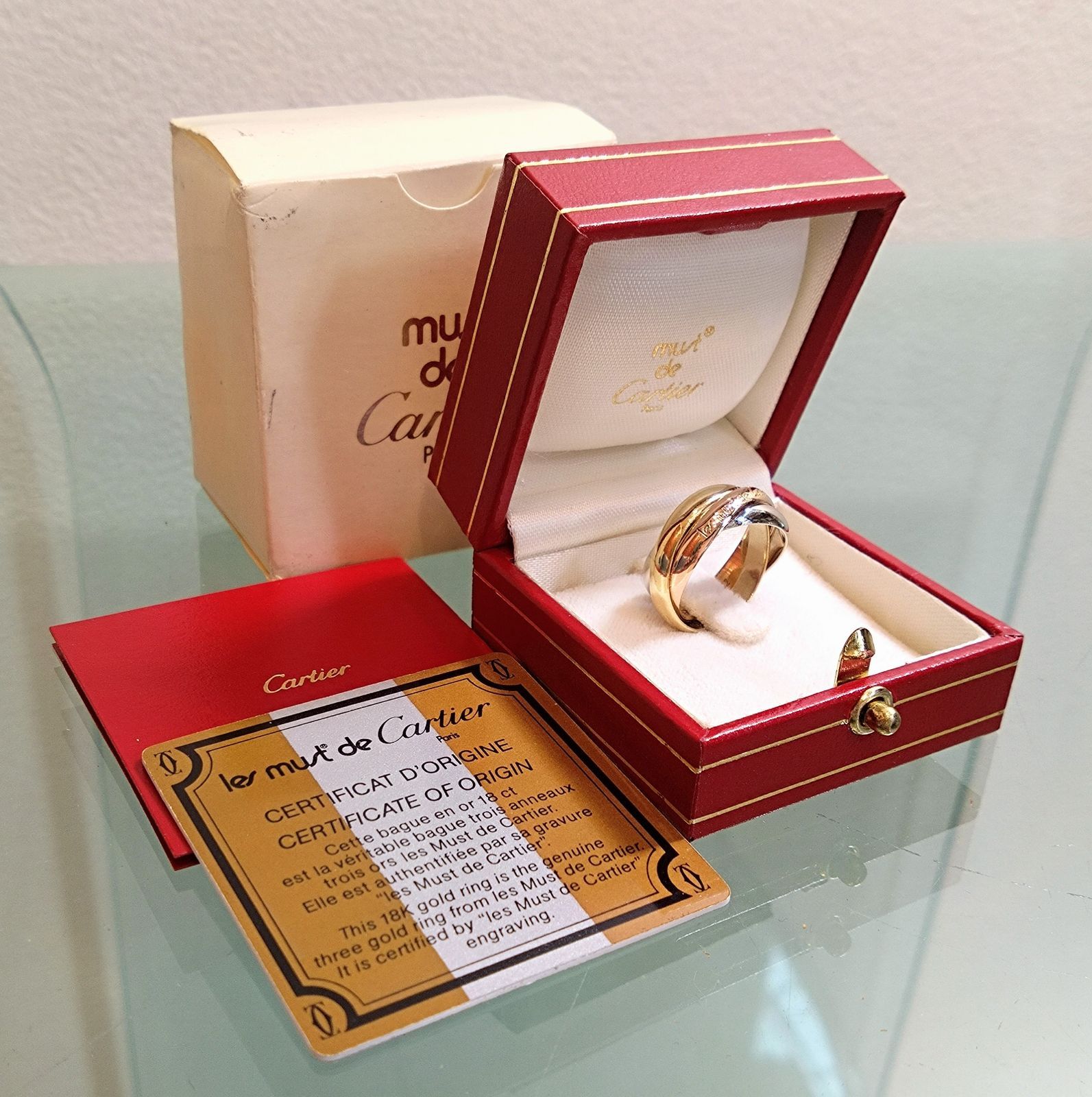 カルティエラマストトリニティリング 49