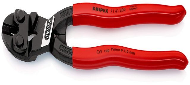 クニペックス KNIPEX KNIPEX クニペックス 200mm ミニクリッパー 強力型|20°ベント 7141200