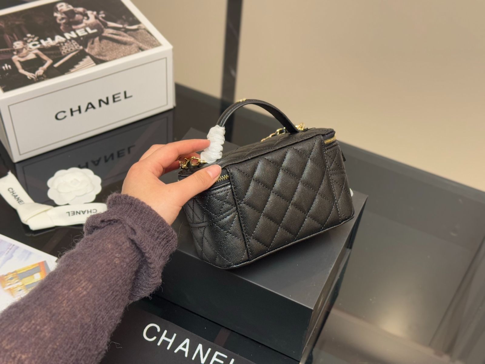 CHANEL 箱 楽天市場】【単品購入可】□CHANEL シャネル 専用箱 □縦：11cm