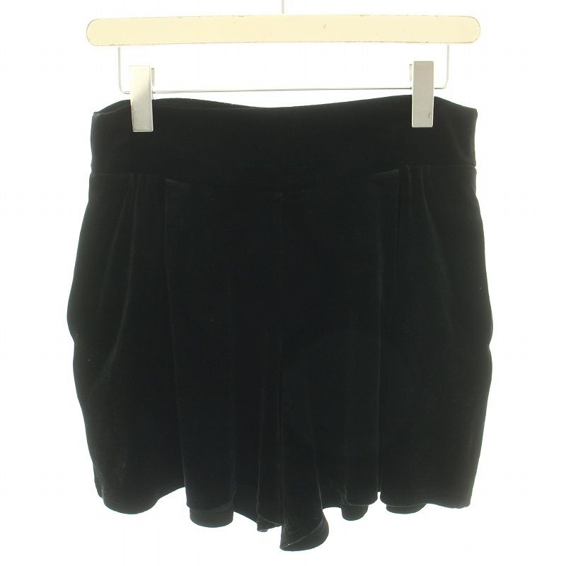 FOXEY New York VELOUR NOIR ガウチョパンツ ブラック