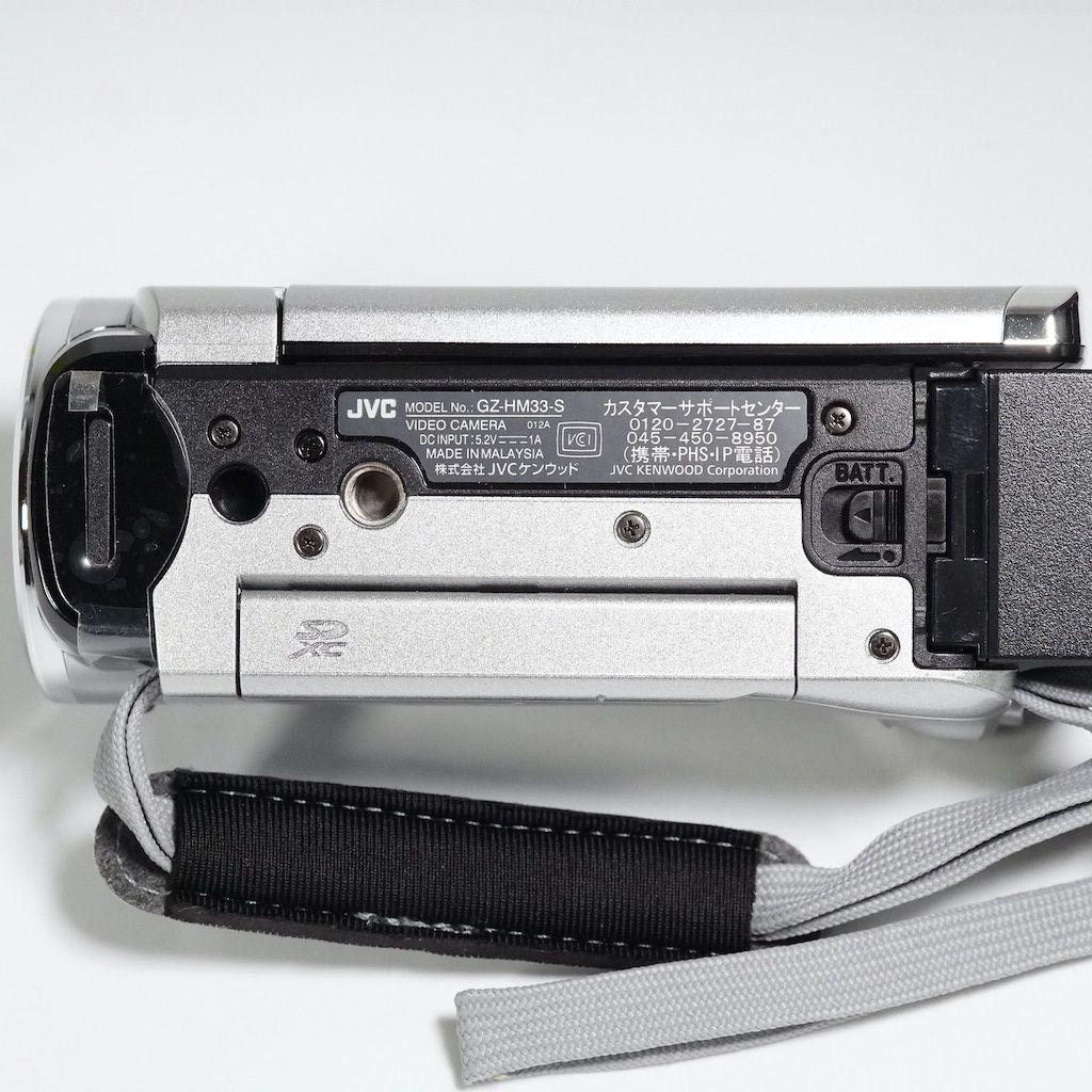 JVC Victor Everio GZ-HM33-S シルバー 元箱 /1017 動作OK 1週間保証