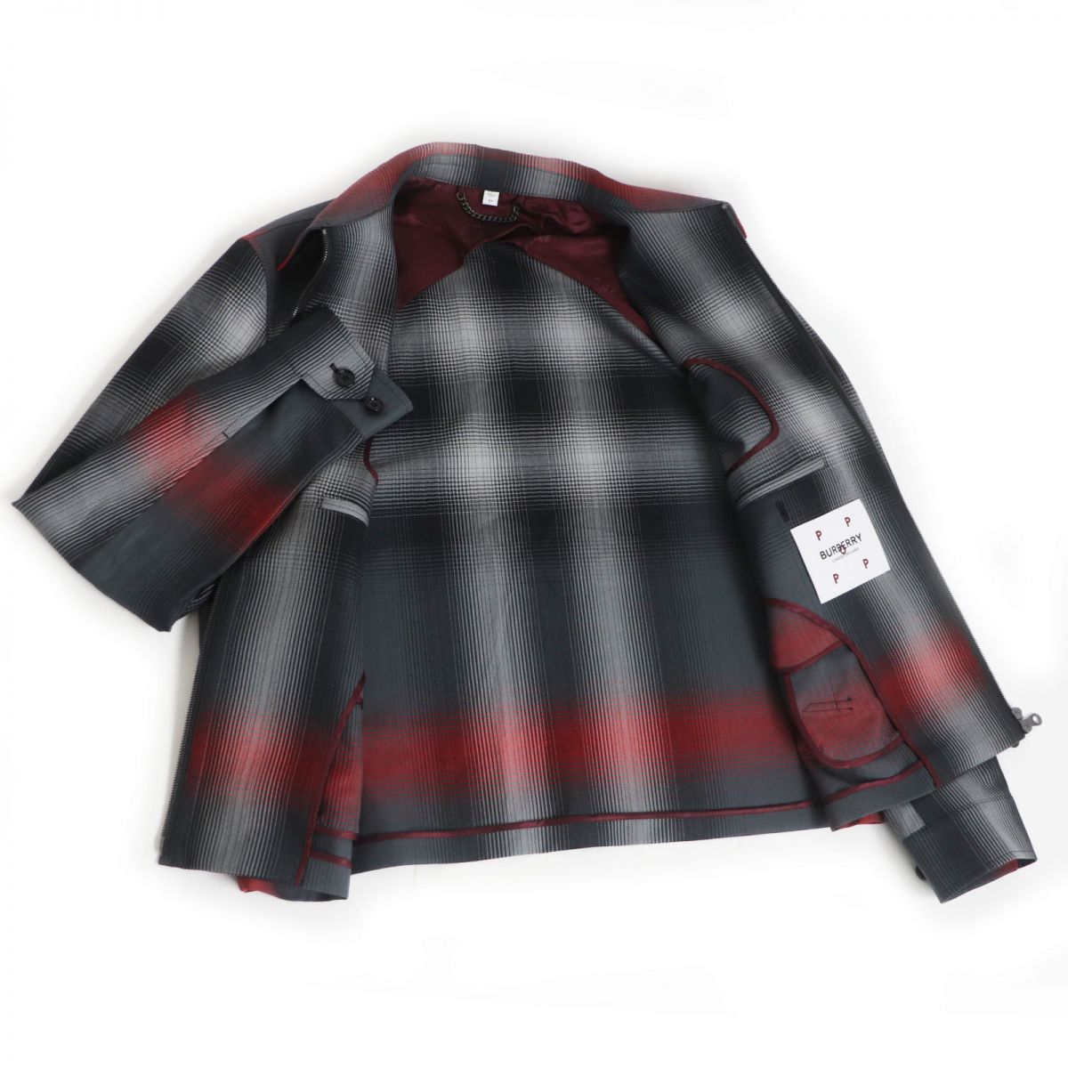 極美品□バーバリー×ポップトレーディングカンパニー 8061565 チェック