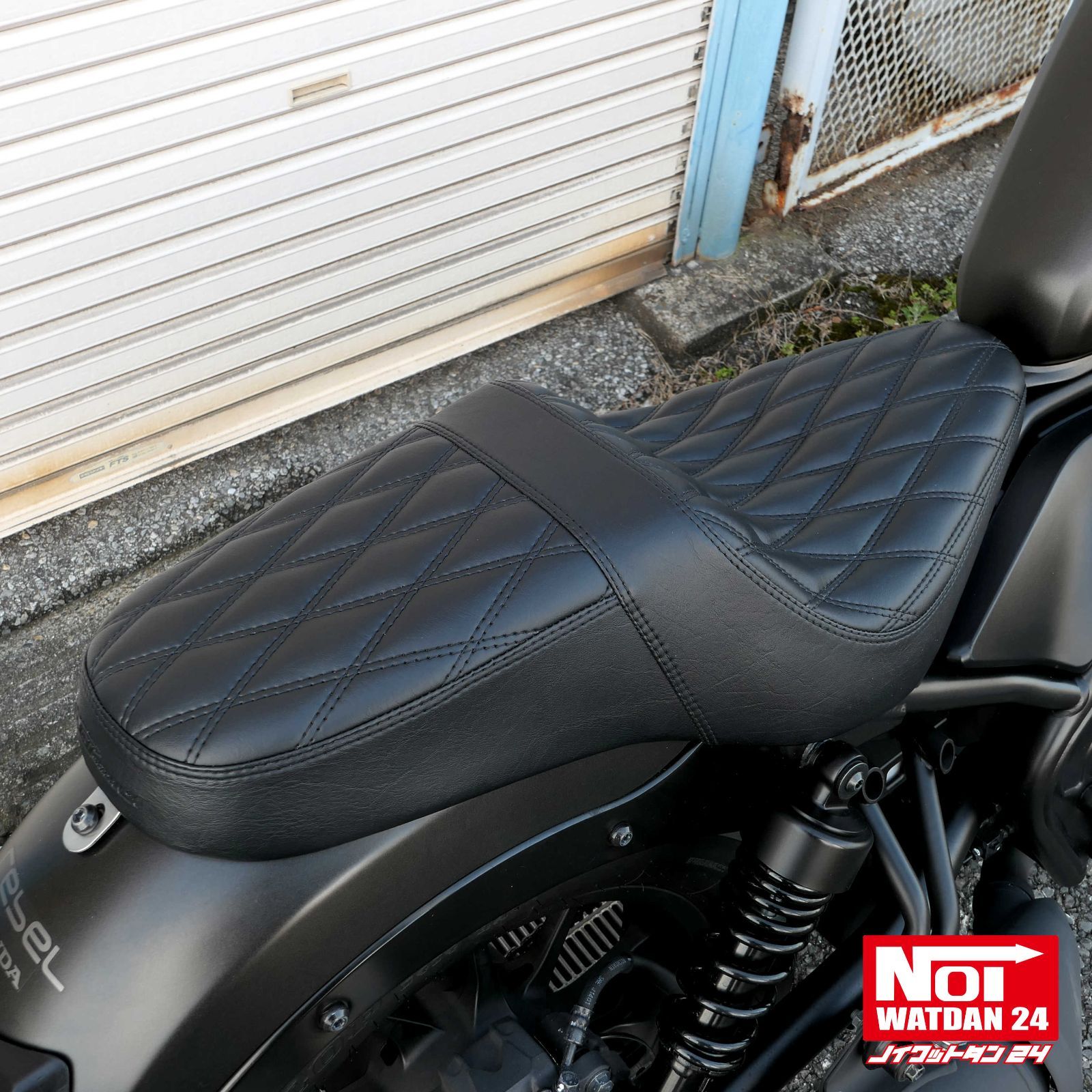 ホンダ レブル250-500 ダイヤモンドキルティング シート レブル 250 500 シート (プレミアムダイヤ・キルティング) Rebel